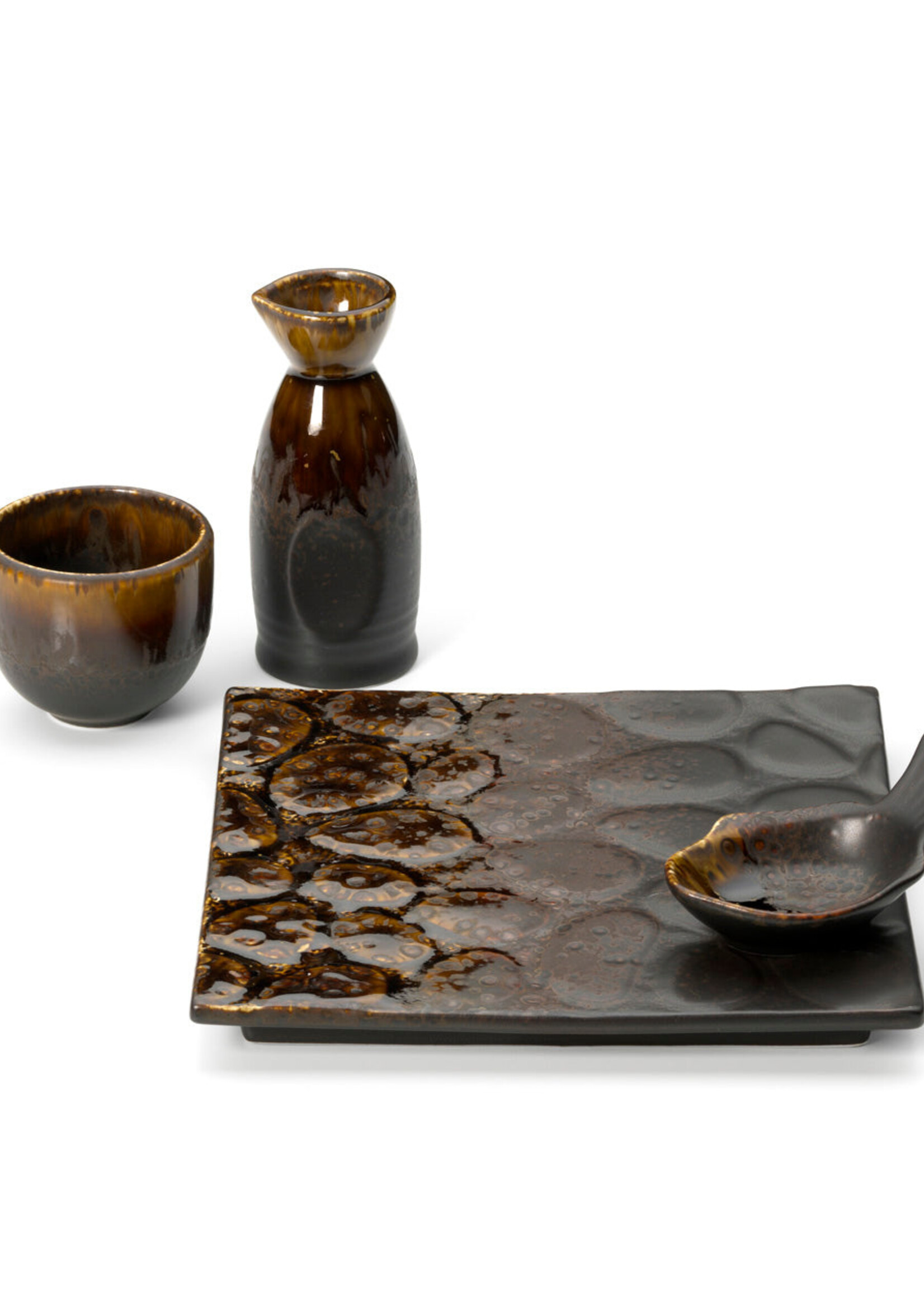 Bazar Bizar Antwerp The Merapi Fish Shaped Bowl - Brown - S