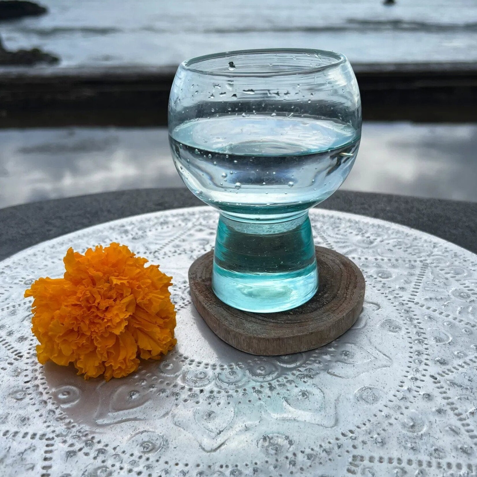 Bazar Bizar Antwerp The Teak Root Boho Coaster