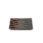Bazar Bizar Antwerp The Merapi Square Plate - Brown