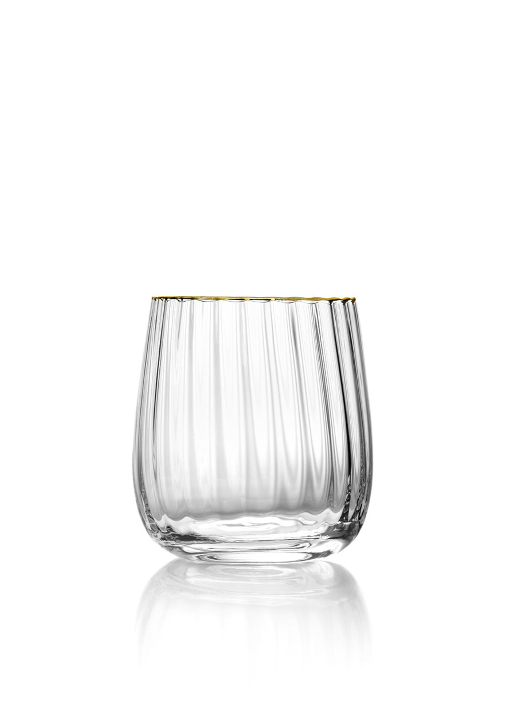 Bazar Bizar Antwerp The Golden Rim Tumbler - Natural Gold