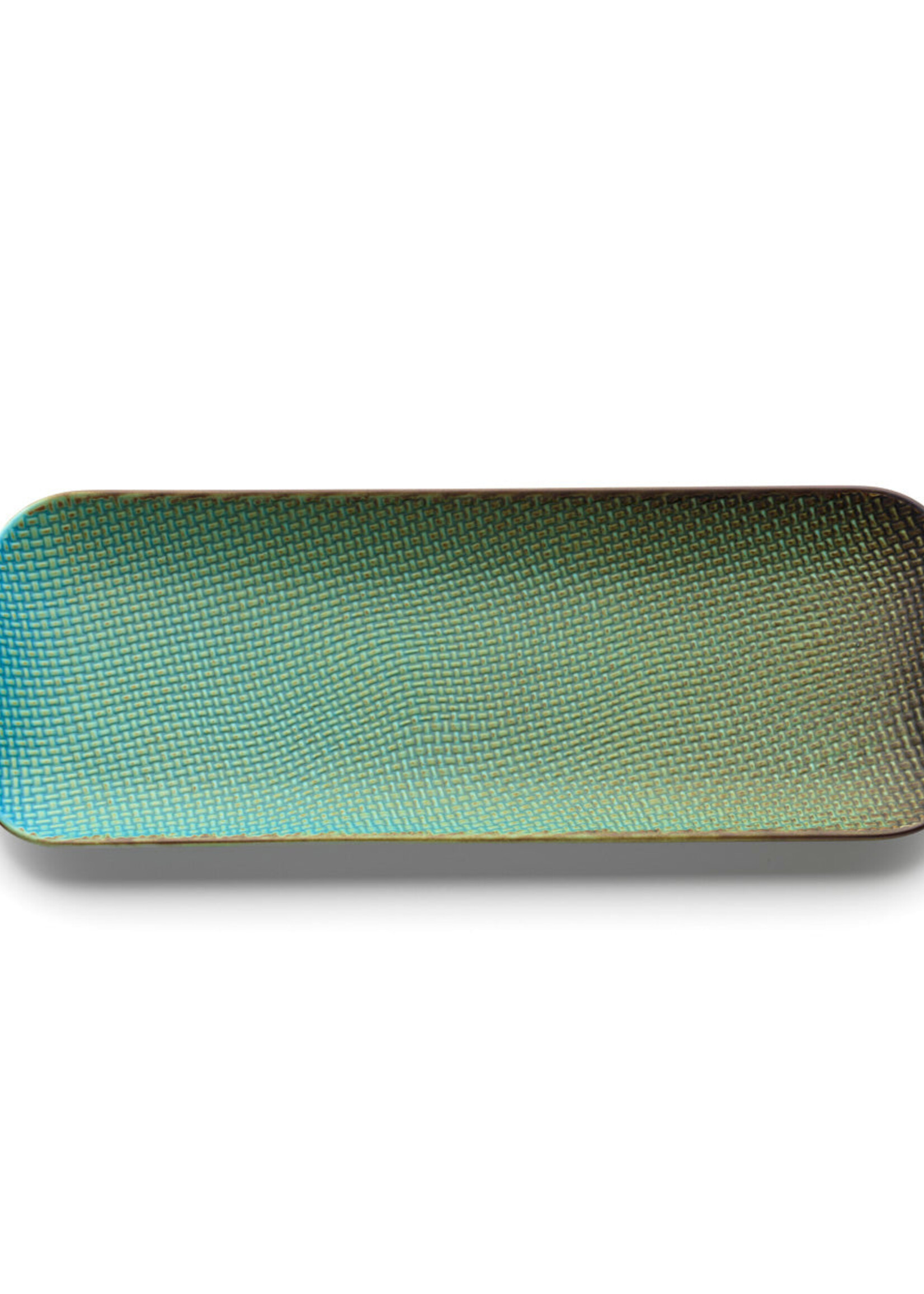 Bazar Bizar Antwerp The Lagoon Rectangular Plate - L