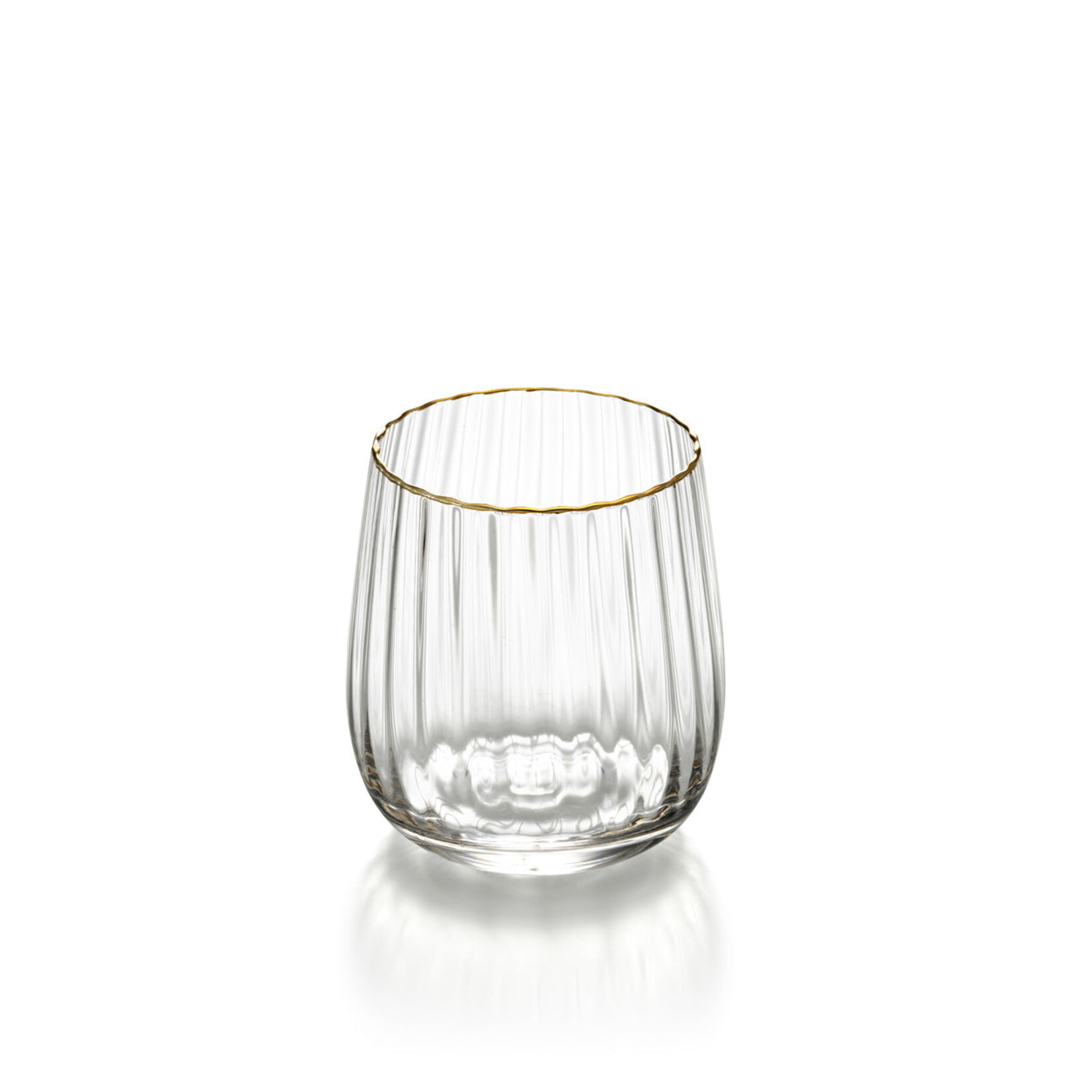 Bazar Bizar Antwerp The Golden Rim Tumbler - Natural Gold