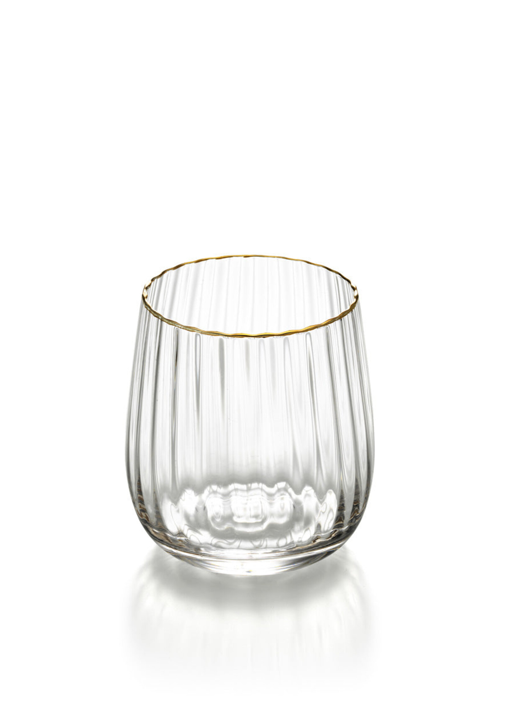 Bazar Bizar Antwerp The Golden Rim Tumbler - Natural Gold