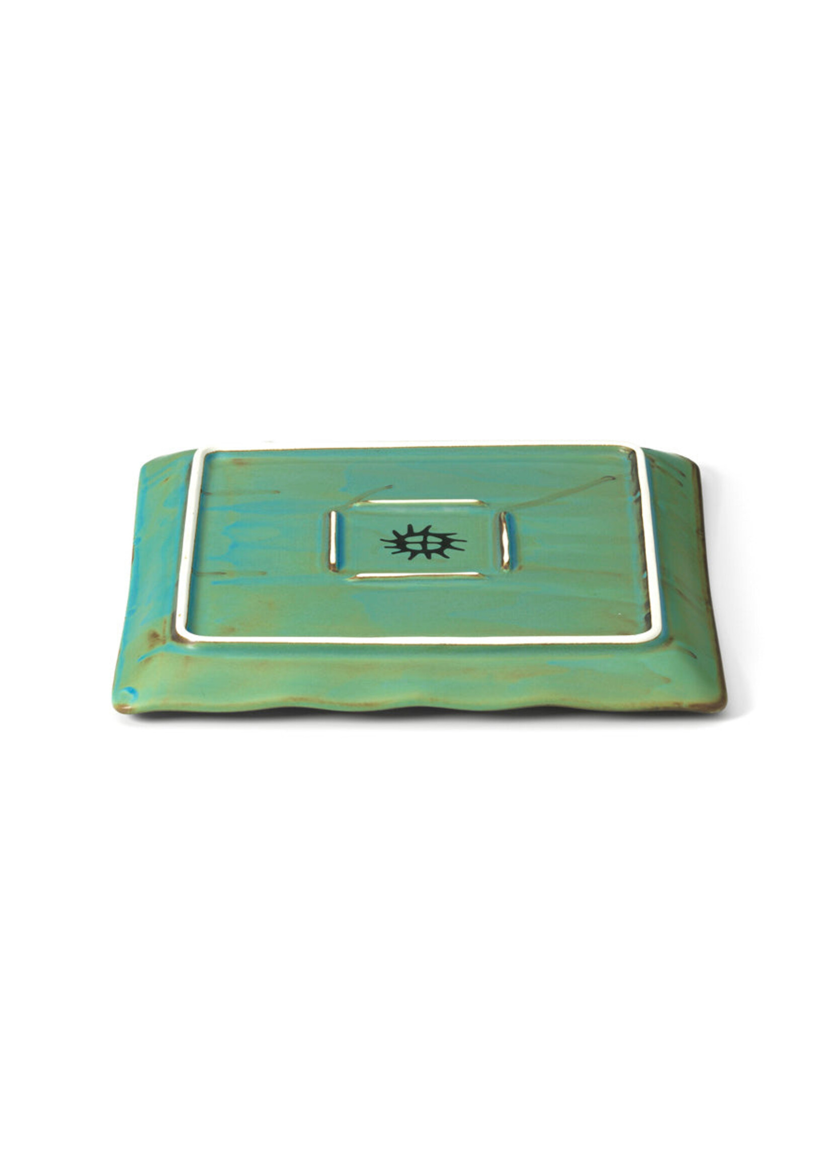 Bazar Bizar Antwerp The Lagoon Square Plate - M