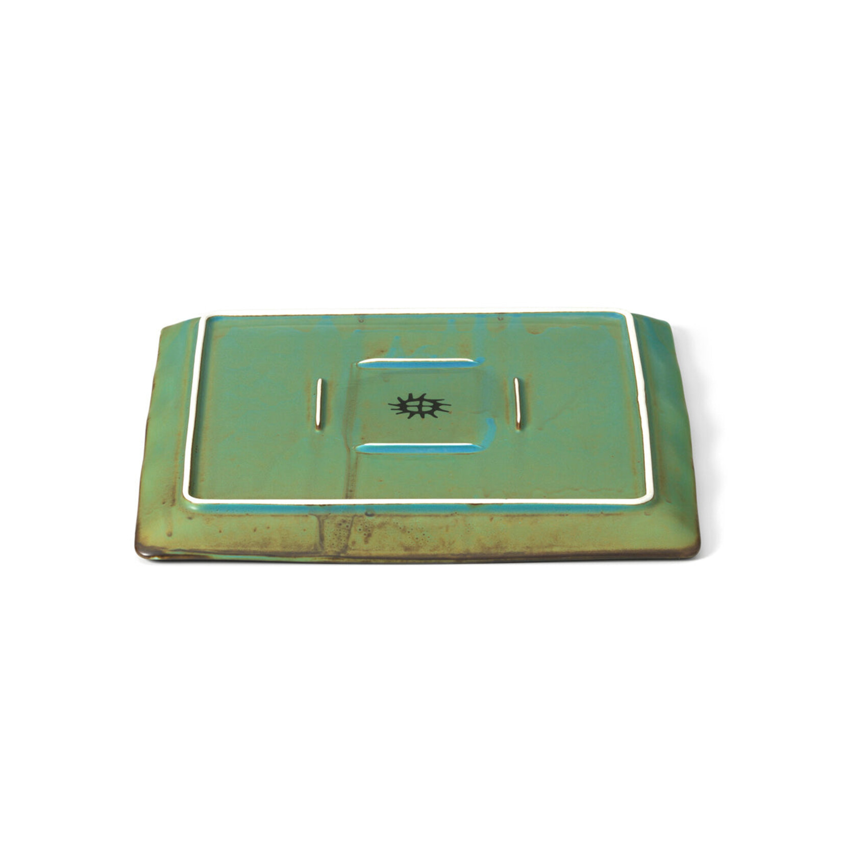 Bazar Bizar Antwerp The Lagoon Square Plate - L