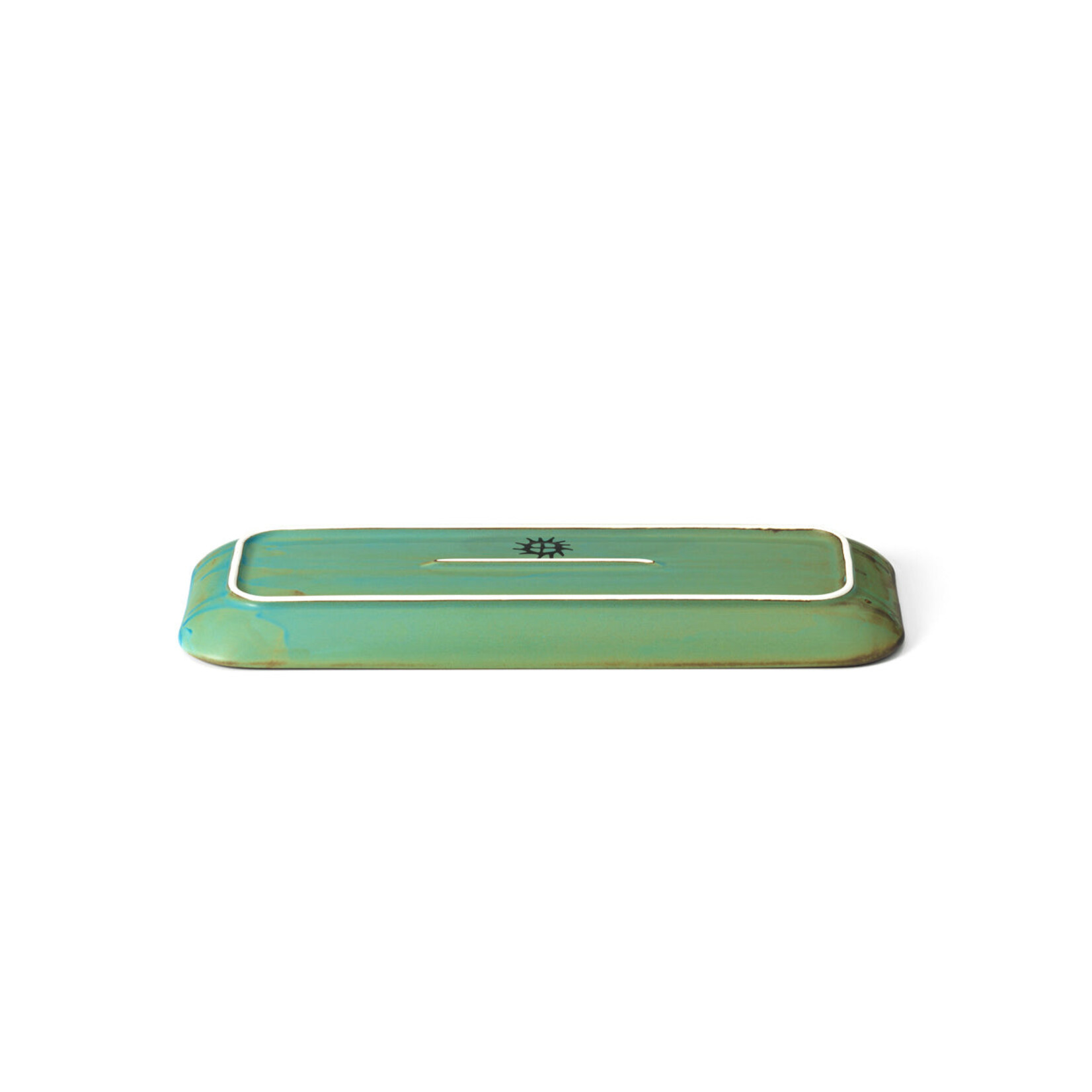 Bazar Bizar Antwerp The Lagoon Rectangular Plate - L