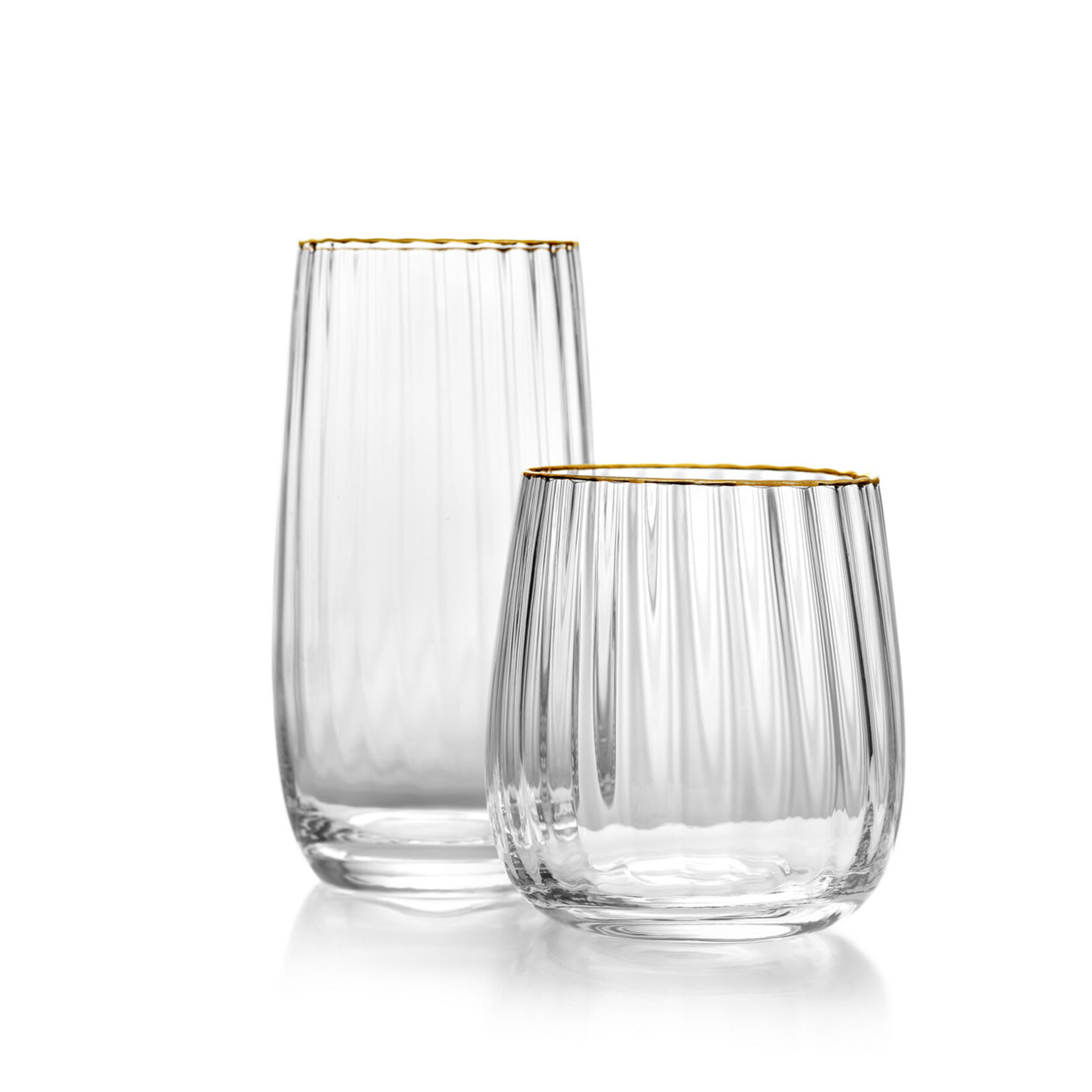Bazar Bizar Antwerp The Golden Rim Highball - Natural Gold