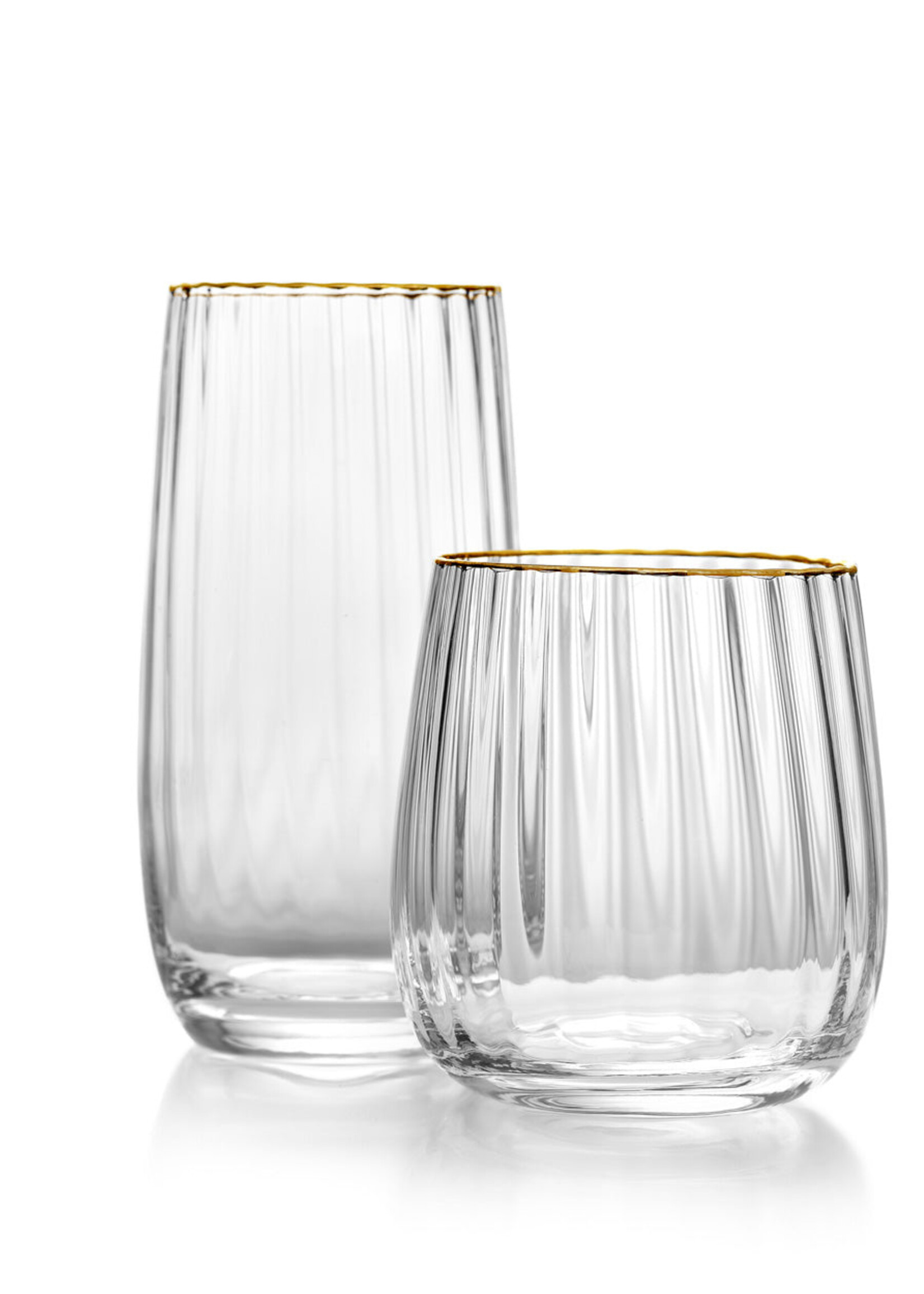 Bazar Bizar Antwerp The Golden Rim Highball - Natural Gold