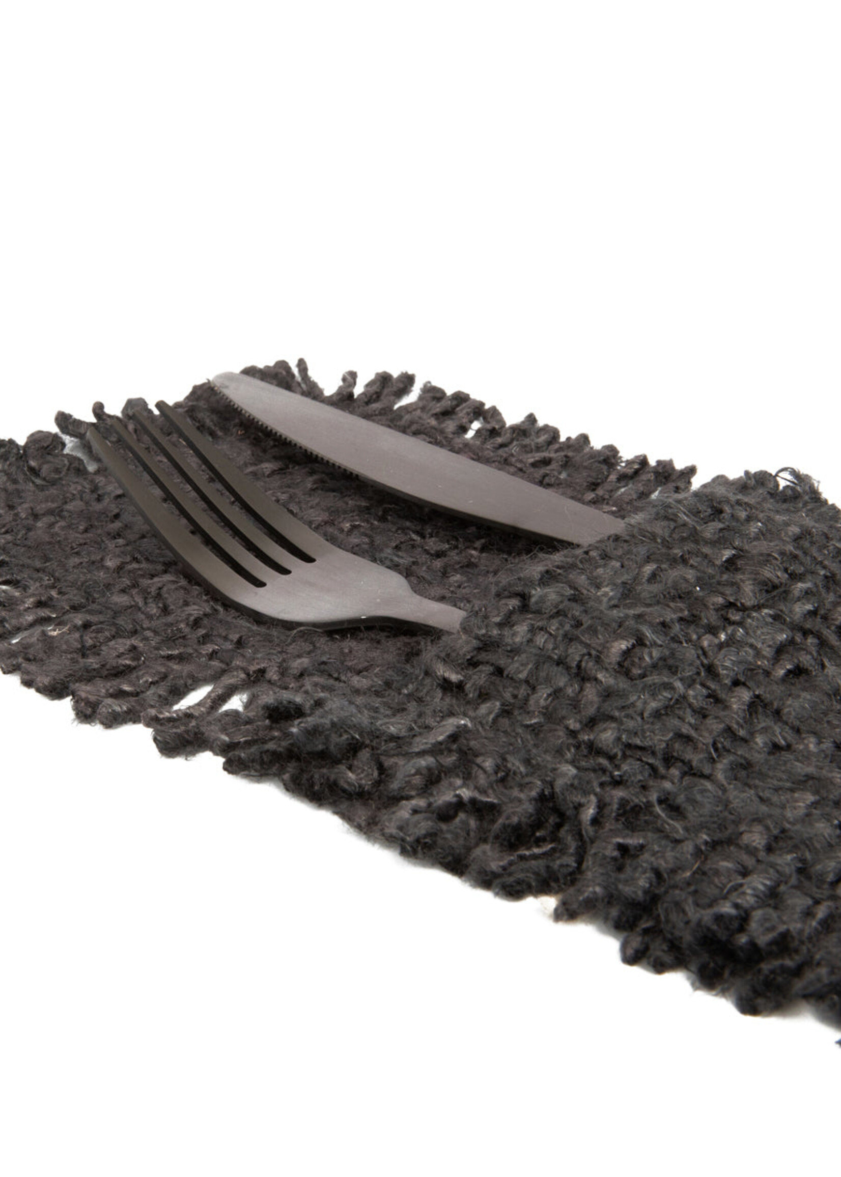 Bazar Bizar Antwerp The Oh My Gee Cutlery Holder - Black Navy