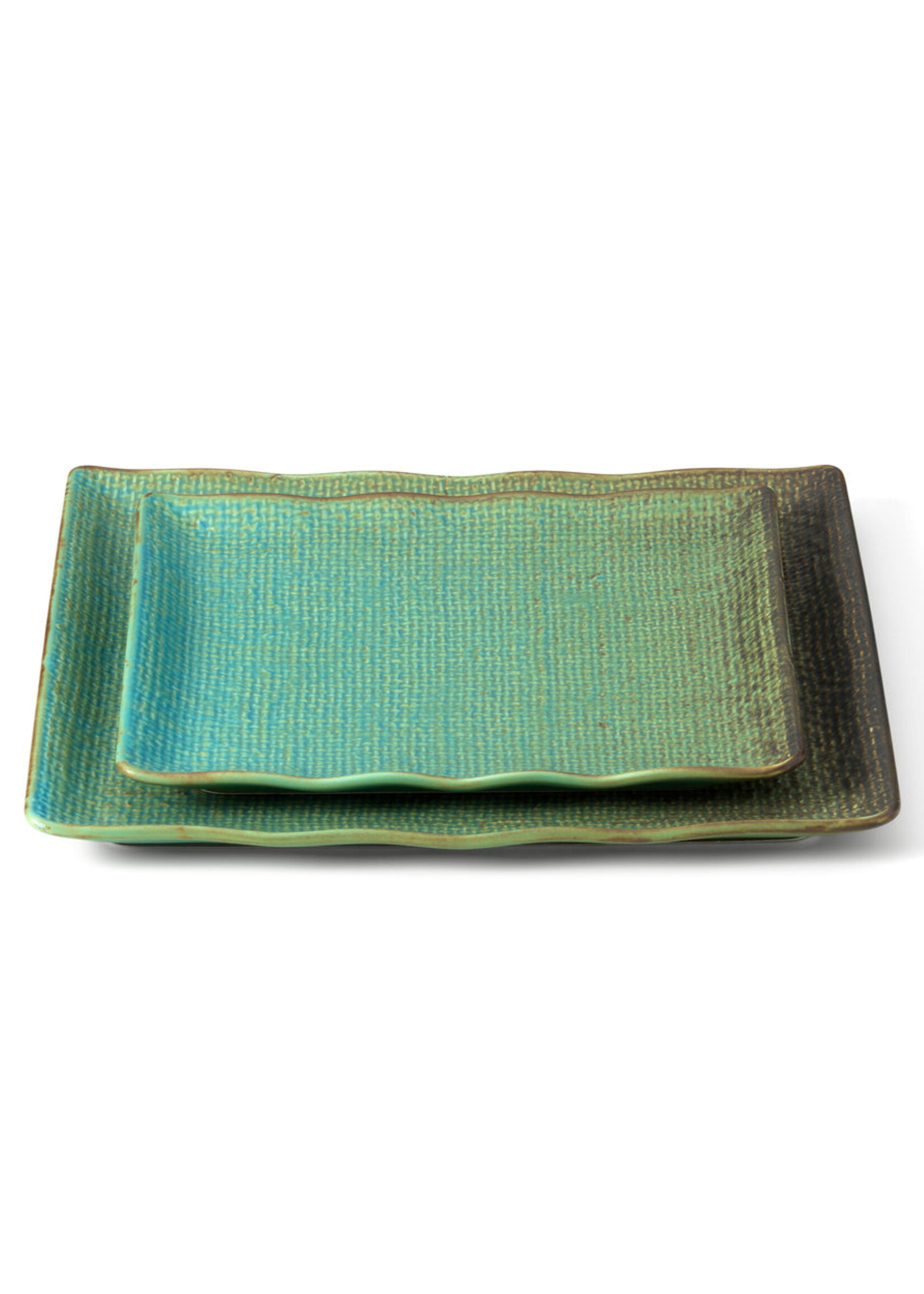 Bazar Bizar Antwerp The Lagoon Square Plate - M