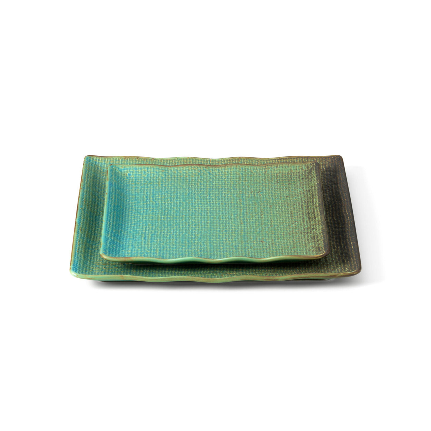 Bazar Bizar Antwerp The Lagoon Square Plate - L