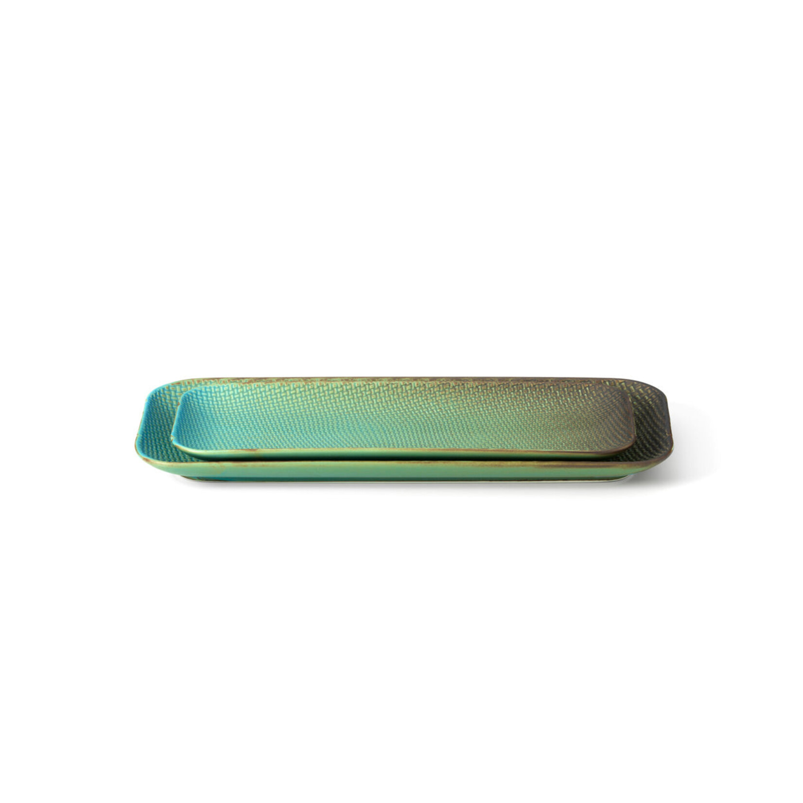 Bazar Bizar Antwerp The Lagoon Rectangular Plate - L