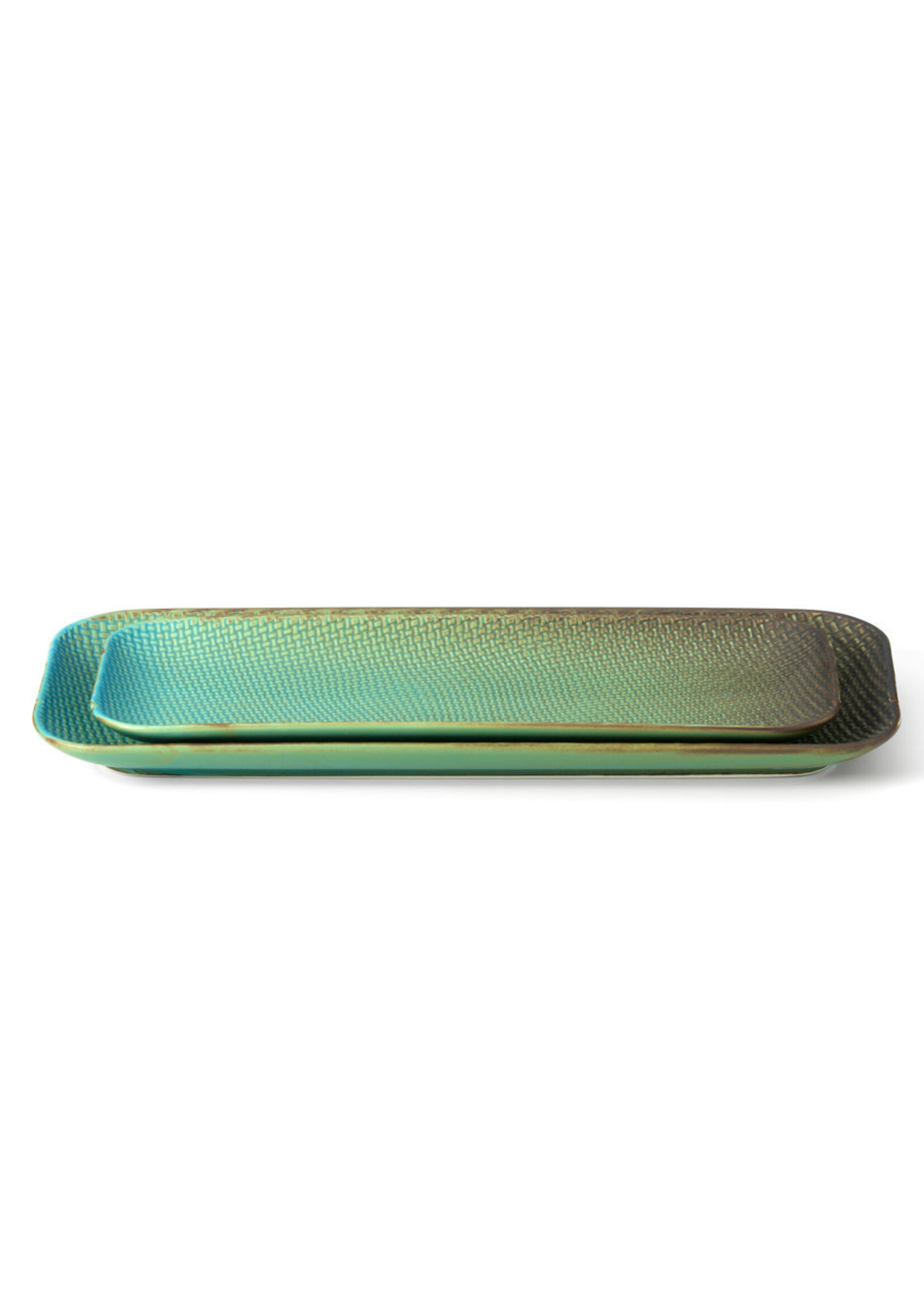 Bazar Bizar Antwerp The Lagoon Rectangular Plate - L