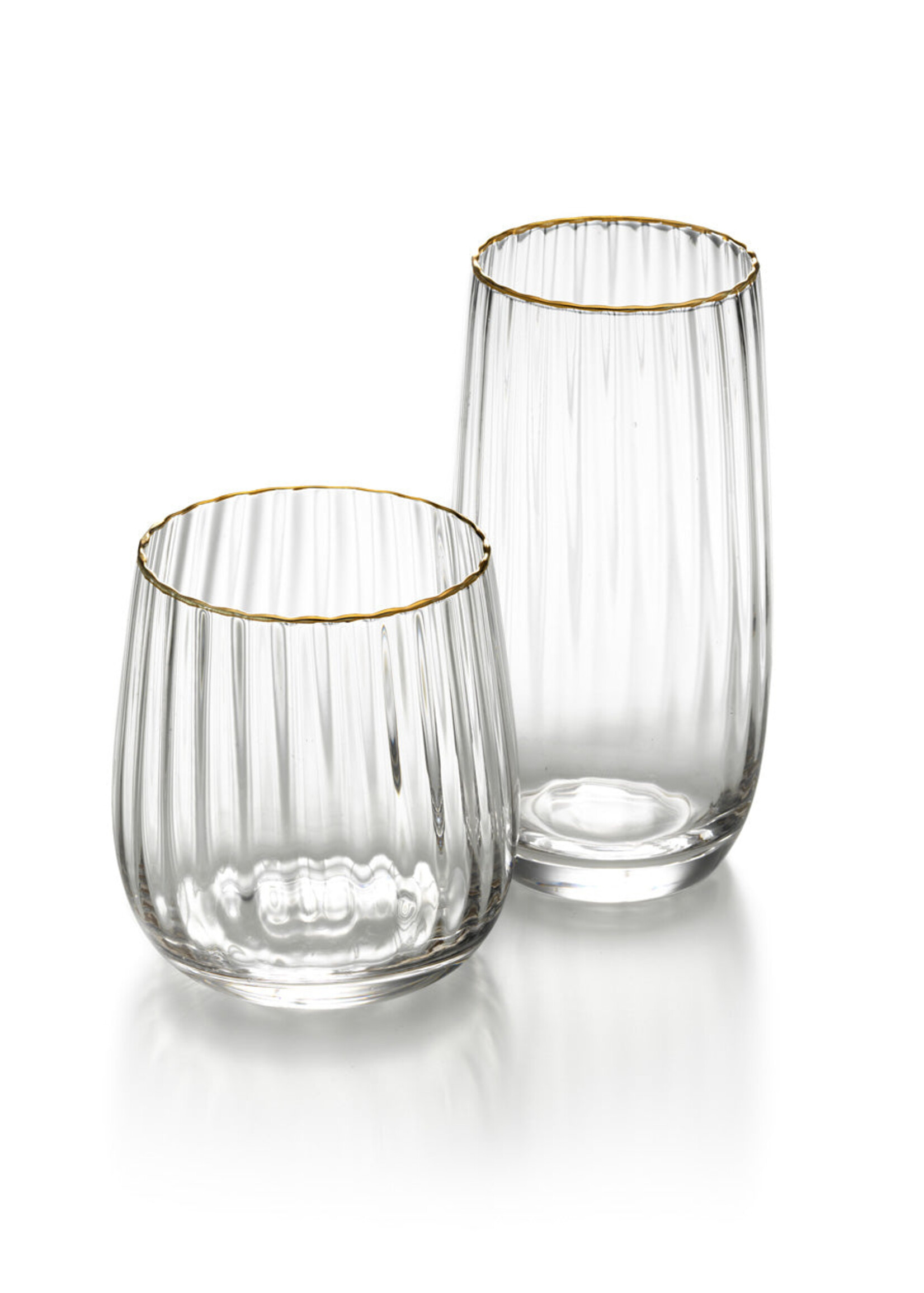 Bazar Bizar Antwerp The Golden Rim Highball - Natural Gold