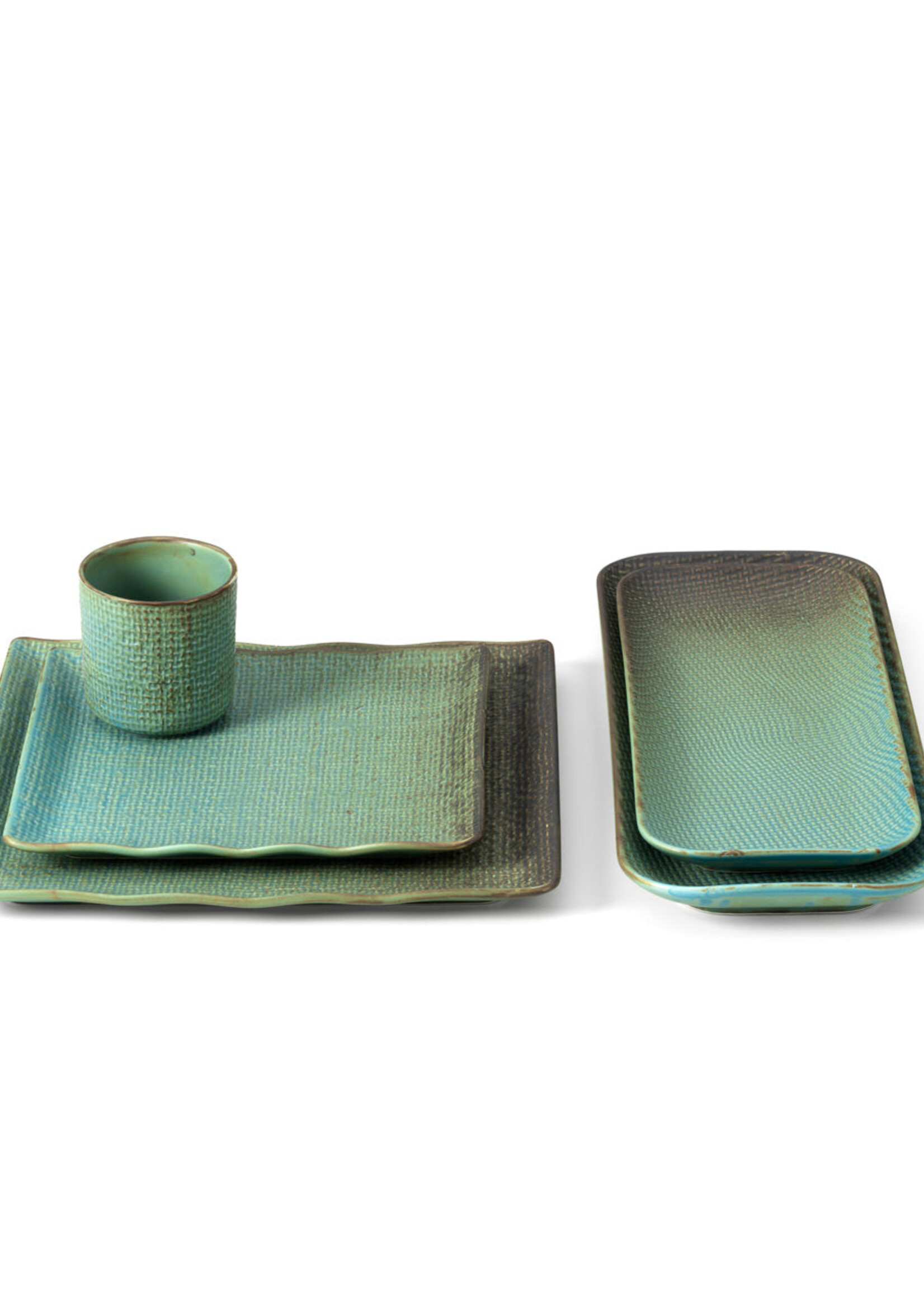Bazar Bizar Antwerp The Lagoon Square Plate - L