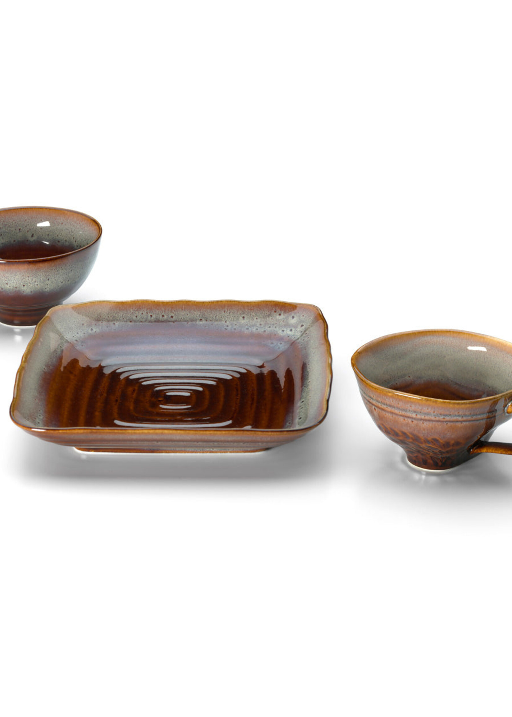 Bazar Bizar Antwerp The Smoked Horizon Mug - Brown Grey - M
