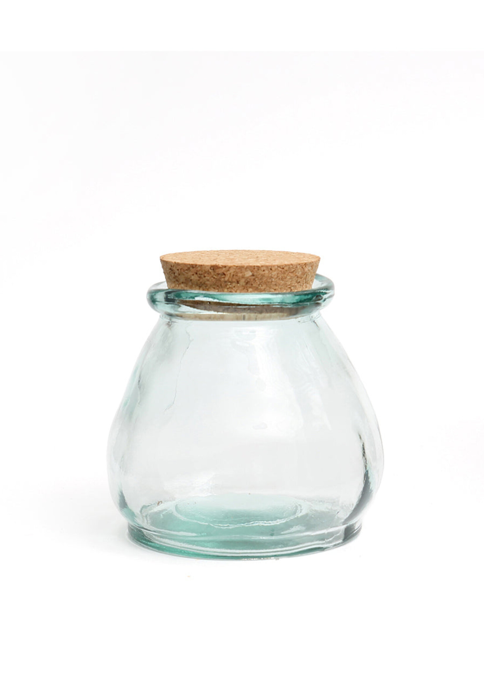 Bazar Bizar Antwerp The Belly Glass Pot - Blue - S