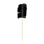 Bazar Bizar Antwerp The Raffia Palmeira - Black