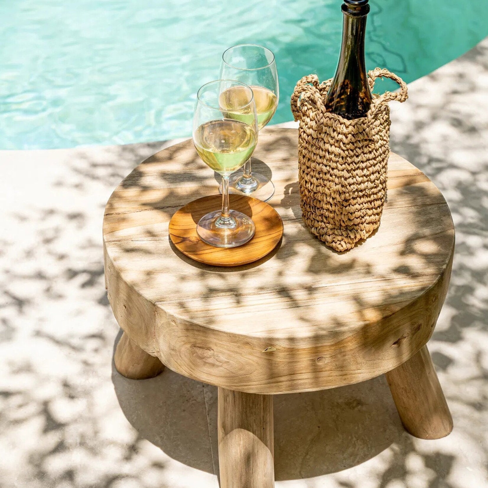 Bazar Bizar Antwerp The Teak Root Round Plate - XS