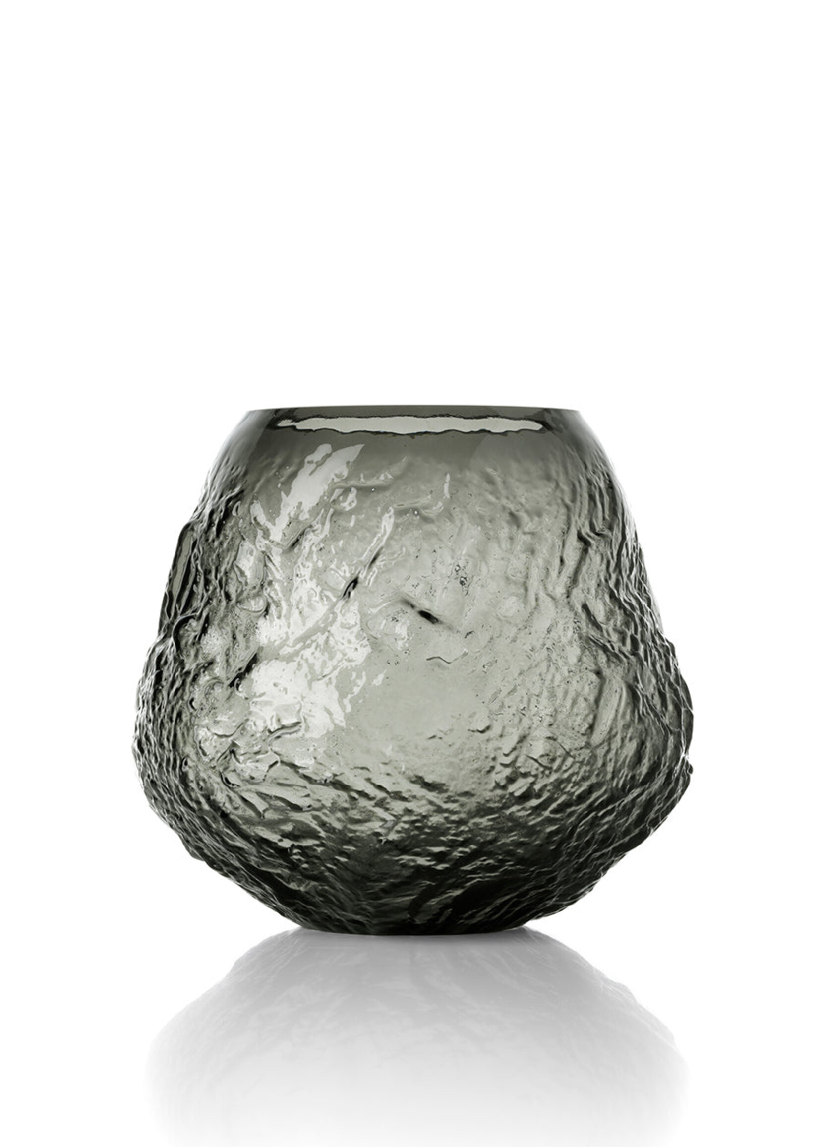 Bazar Bizar Antwerp The Earth Crater Vase - Black - L
