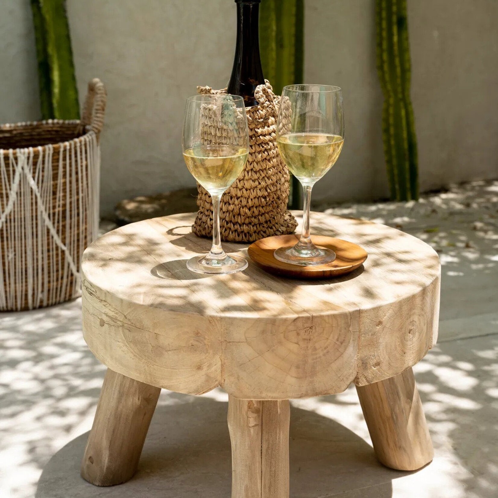 Bazar Bizar Antwerp The Teak Root Round Plate - XS