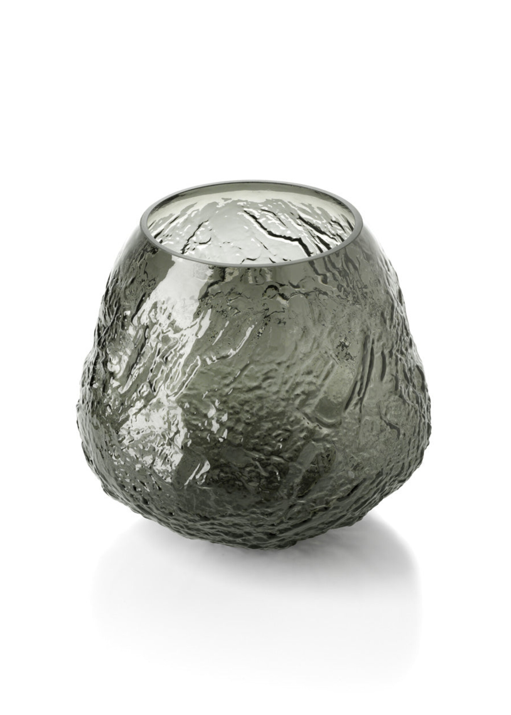 Bazar Bizar Antwerp The Earth Crater Vase - Black - L