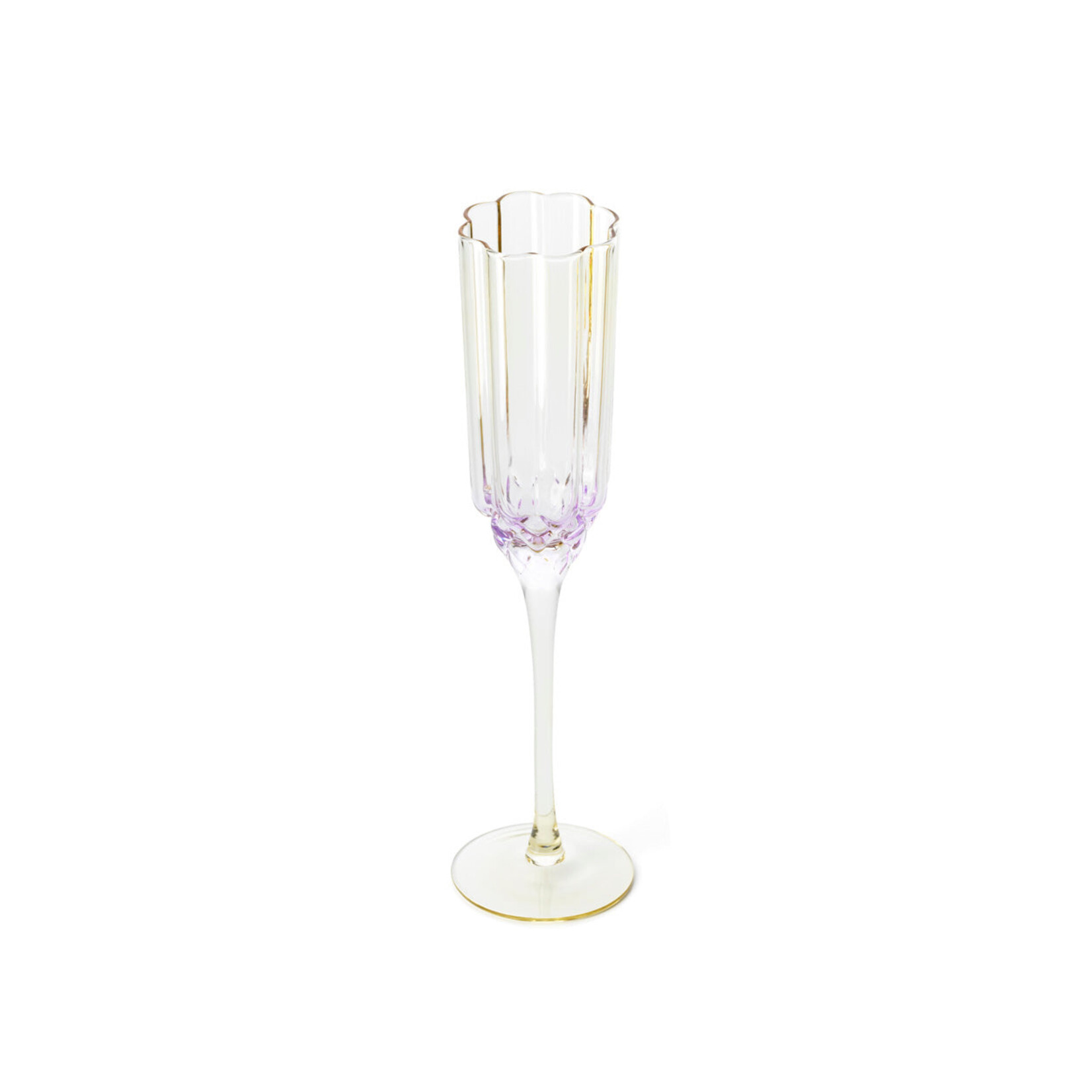 Bazar Bizar Antwerp The Pink Blush Champagne Flute - Pink