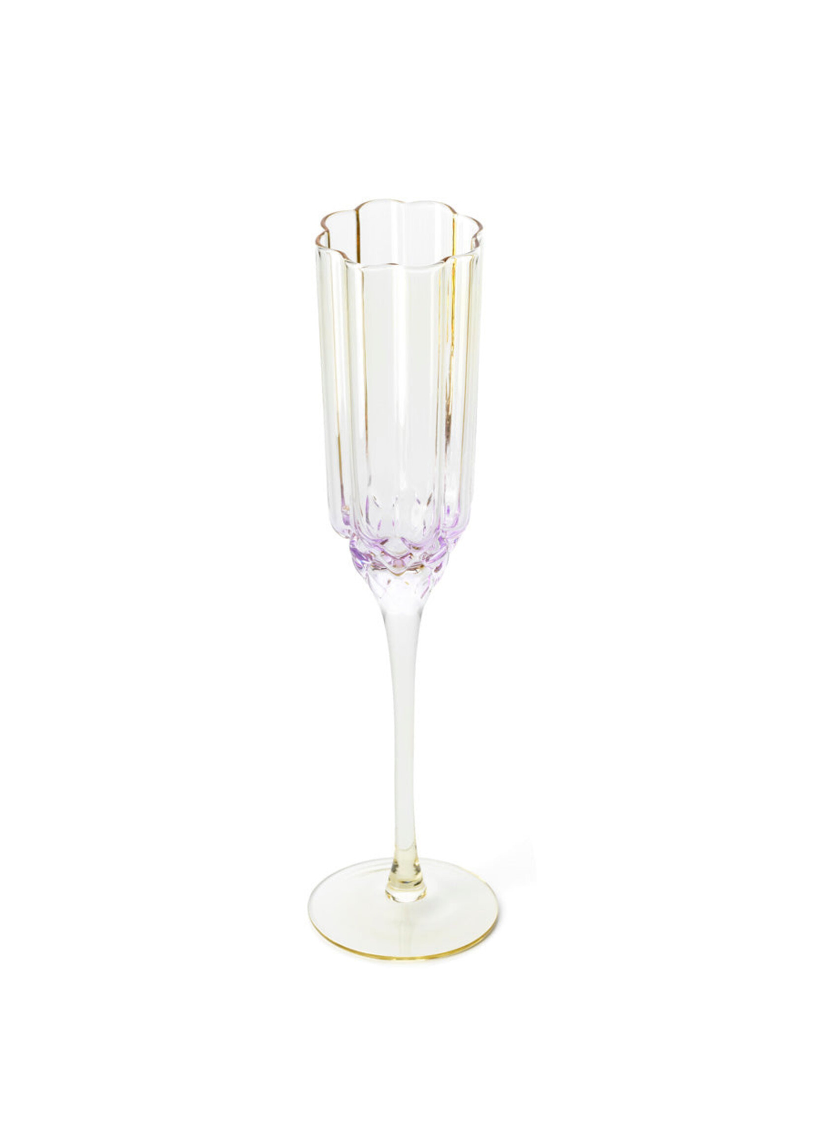 Bazar Bizar Antwerp The Pink Blush Champagne Flute - Pink