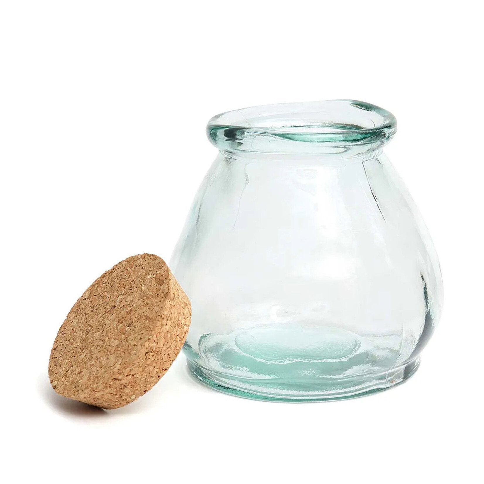 Bazar Bizar Antwerp The Belly Glass Pot - Blue - M
