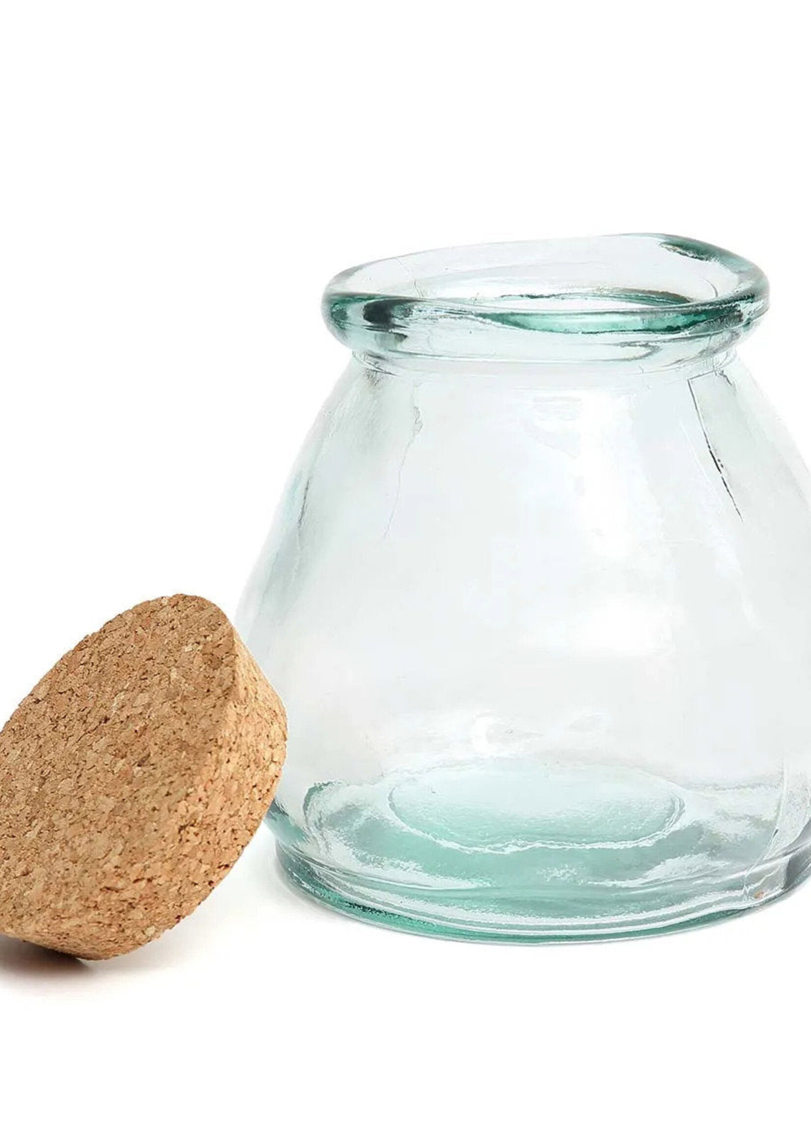 Bazar Bizar Antwerp The Belly Glass Pot - Blue - M
