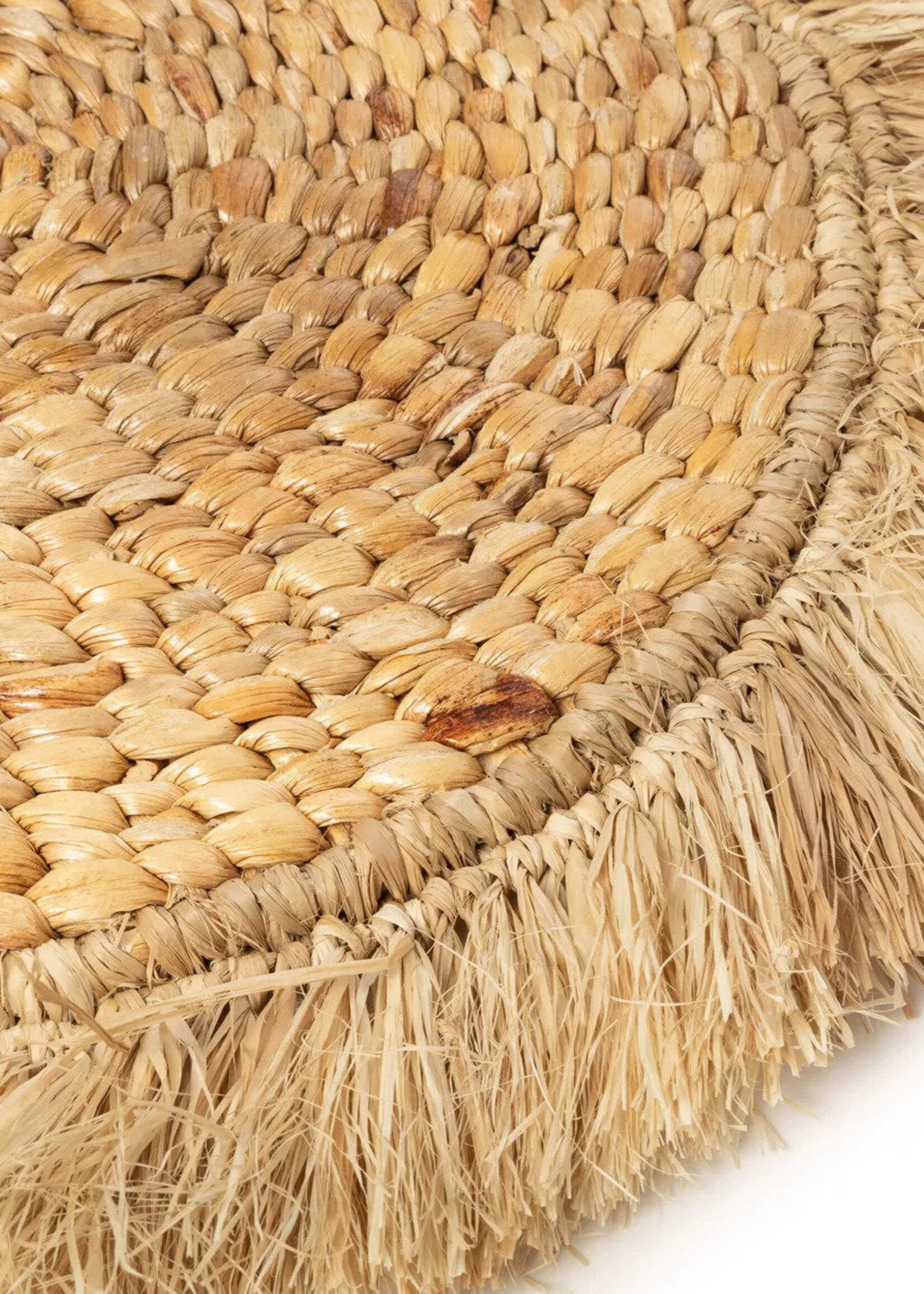 Bazar Bizar Antwerp The Water Hyacinth Raffia Placemat - Natural