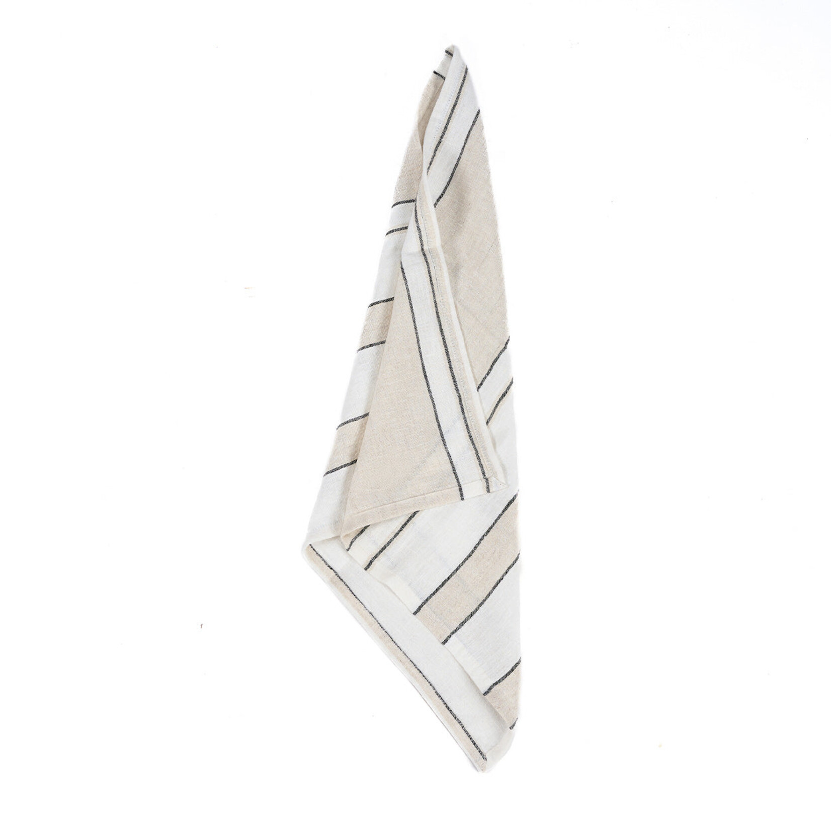 Bazar Bizar Antwerp The Provence Napkin - Natural Black White - 45x45