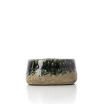 Bazar Bizar Antwerp The Moss Bowl Planter - Concrete Green - Low