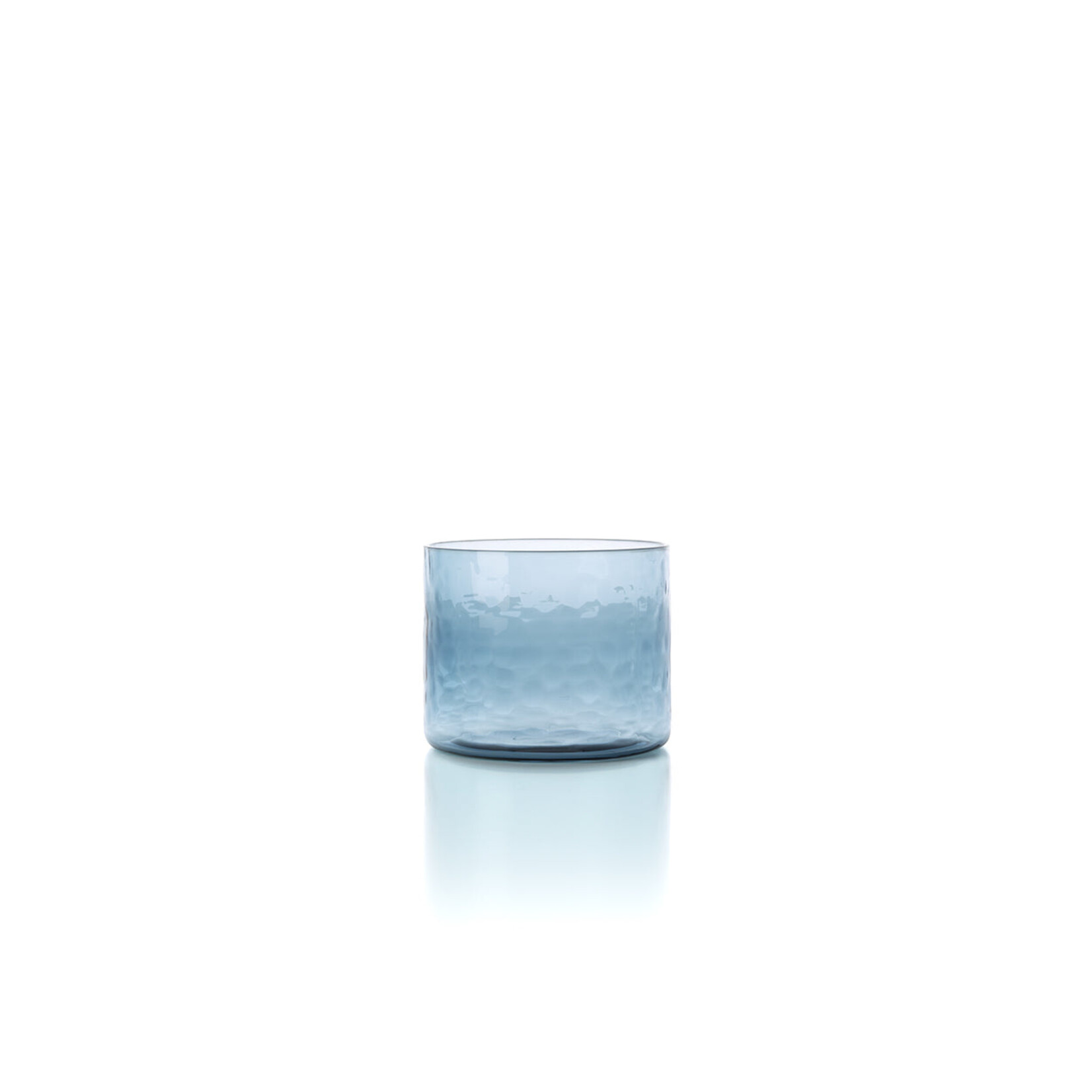 Bazar Bizar Antwerp The Azure Hammered Low Tumbler - Blue