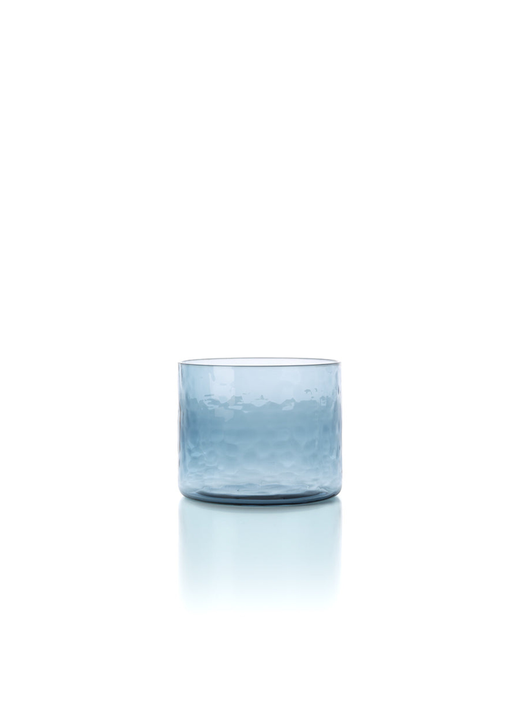 Bazar Bizar Antwerp The Azure Hammered Low Tumbler - Blue