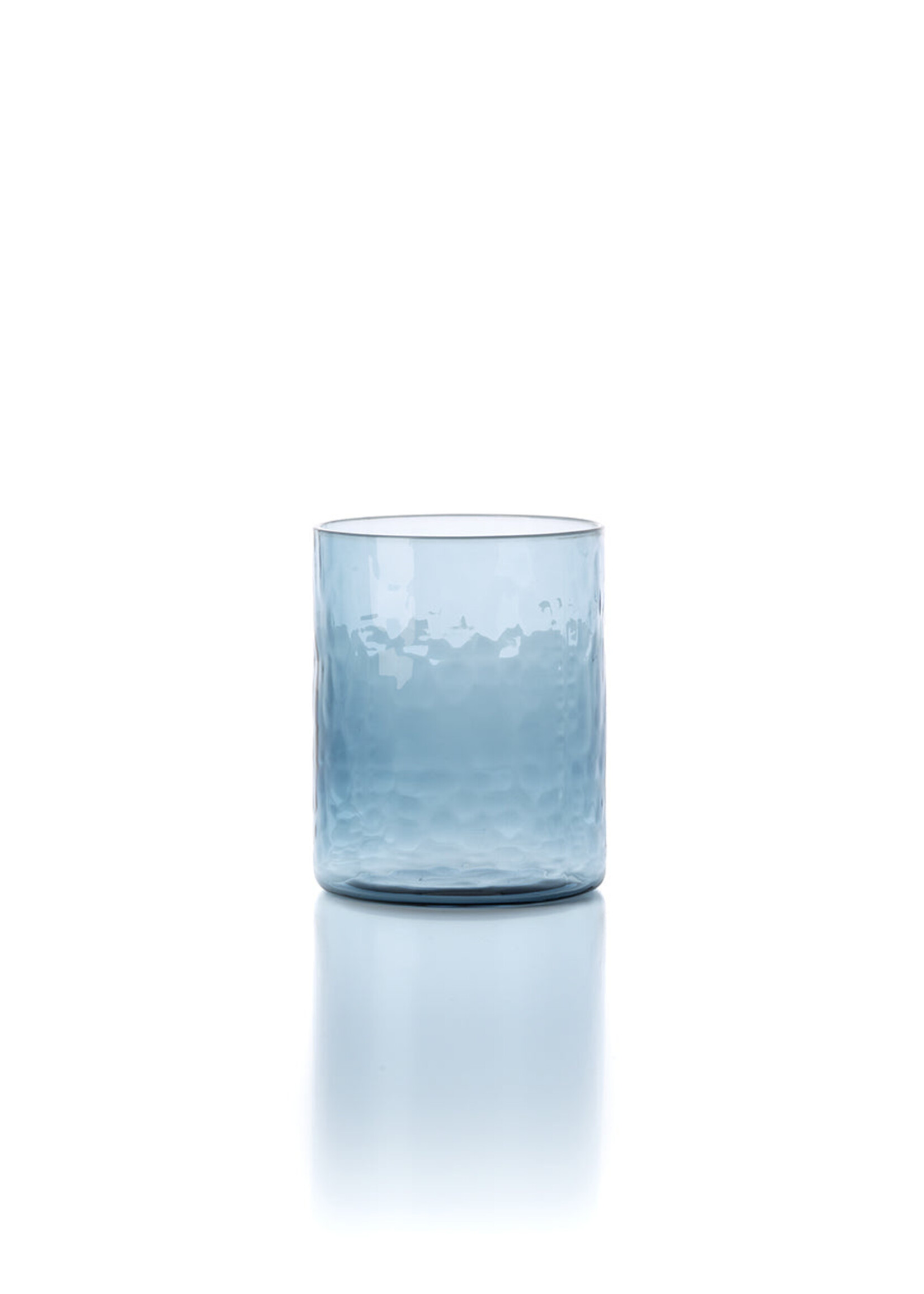 Bazar Bizar Antwerp The Azure Hammered High Tumbler - Blue