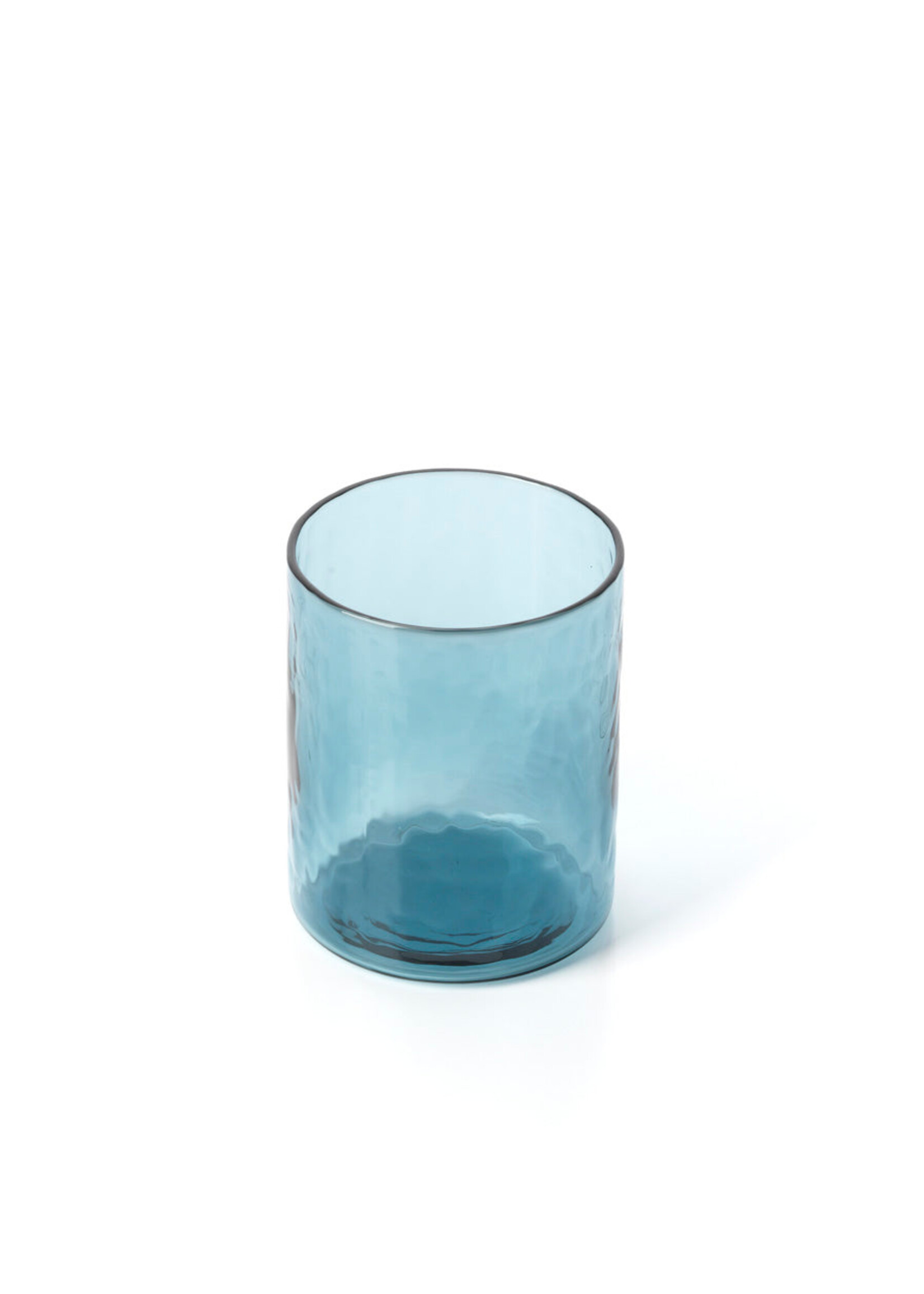 Bazar Bizar Antwerp The Azure Hammered High Tumbler - Blue