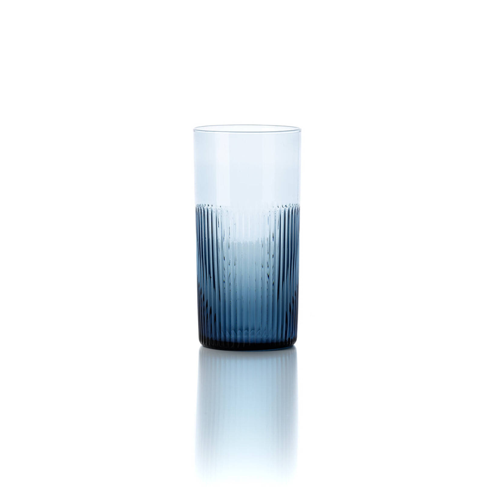 Bazar Bizar Antwerp The Azure Rippled High Tumbler - Blue