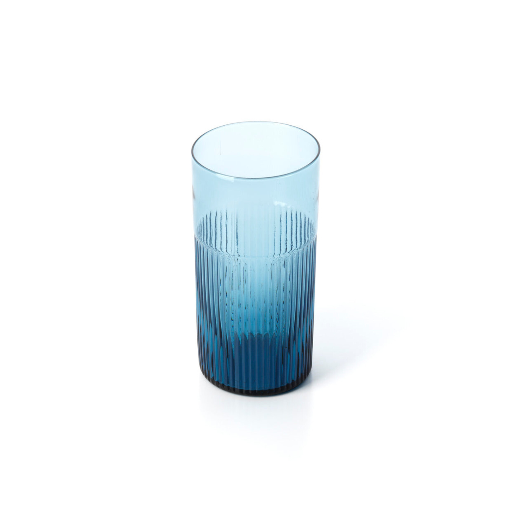 Bazar Bizar Antwerp The Azure Rippled High Tumbler - Blue