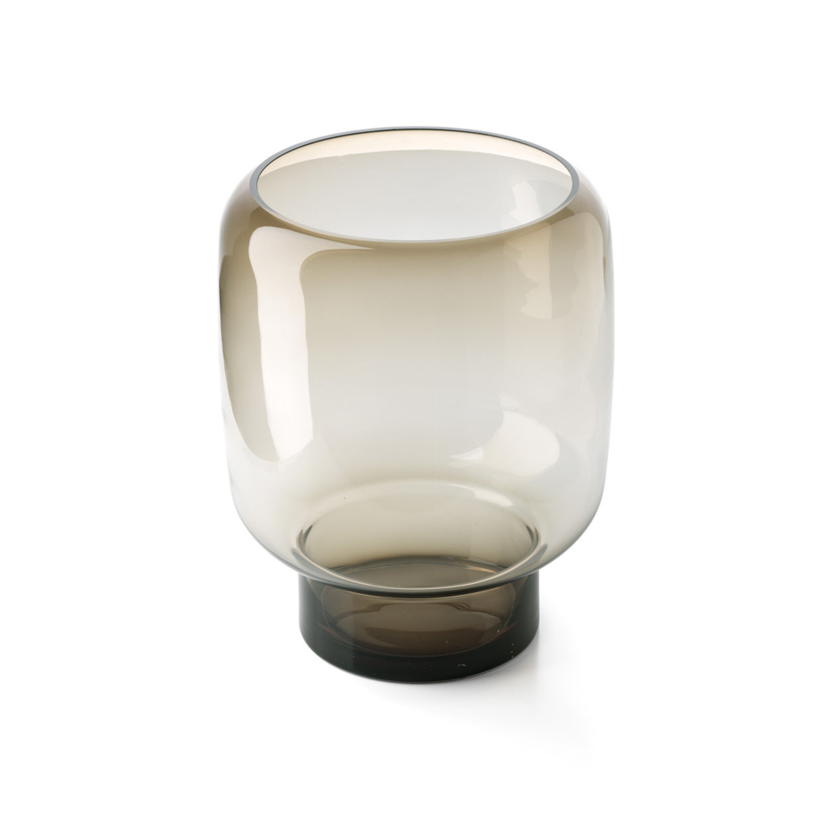 Bazar Bizar Antwerp The Smoky Cube Vase - Brown - L