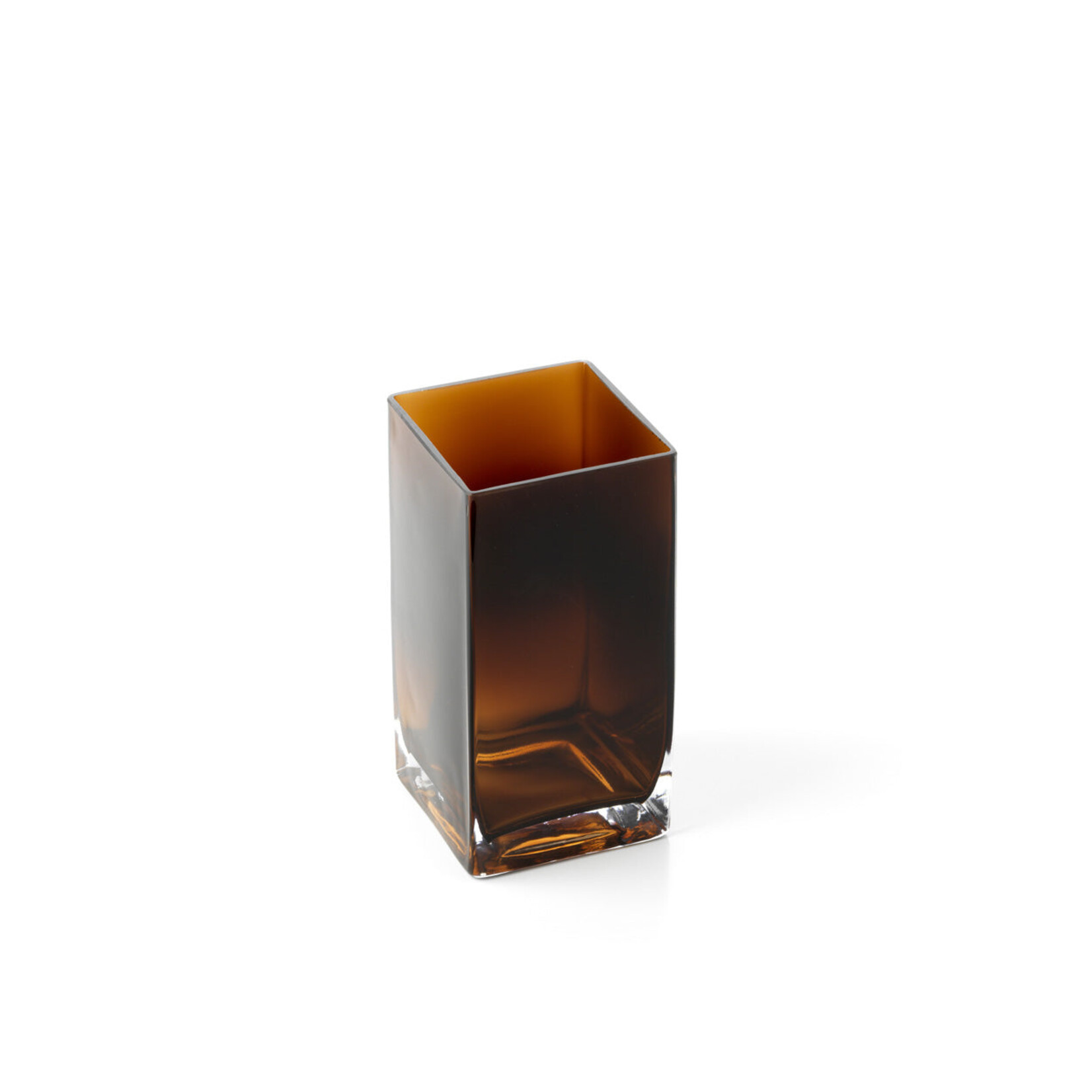 Bazar Bizar Antwerp The Amber Cuboid Vase - Amber - S