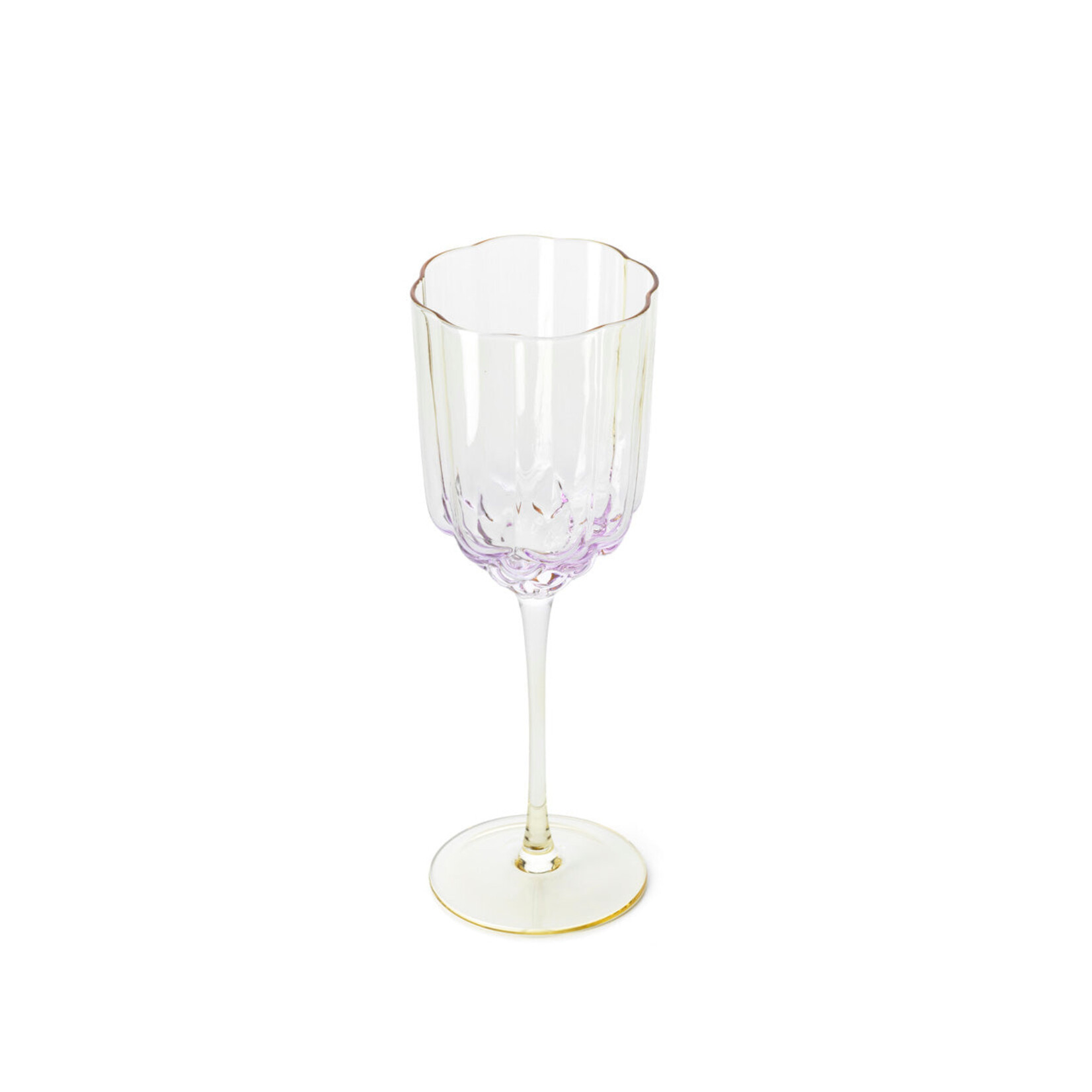 Bazar Bizar Antwerp The Pink Blush Wine Glass - Pink
