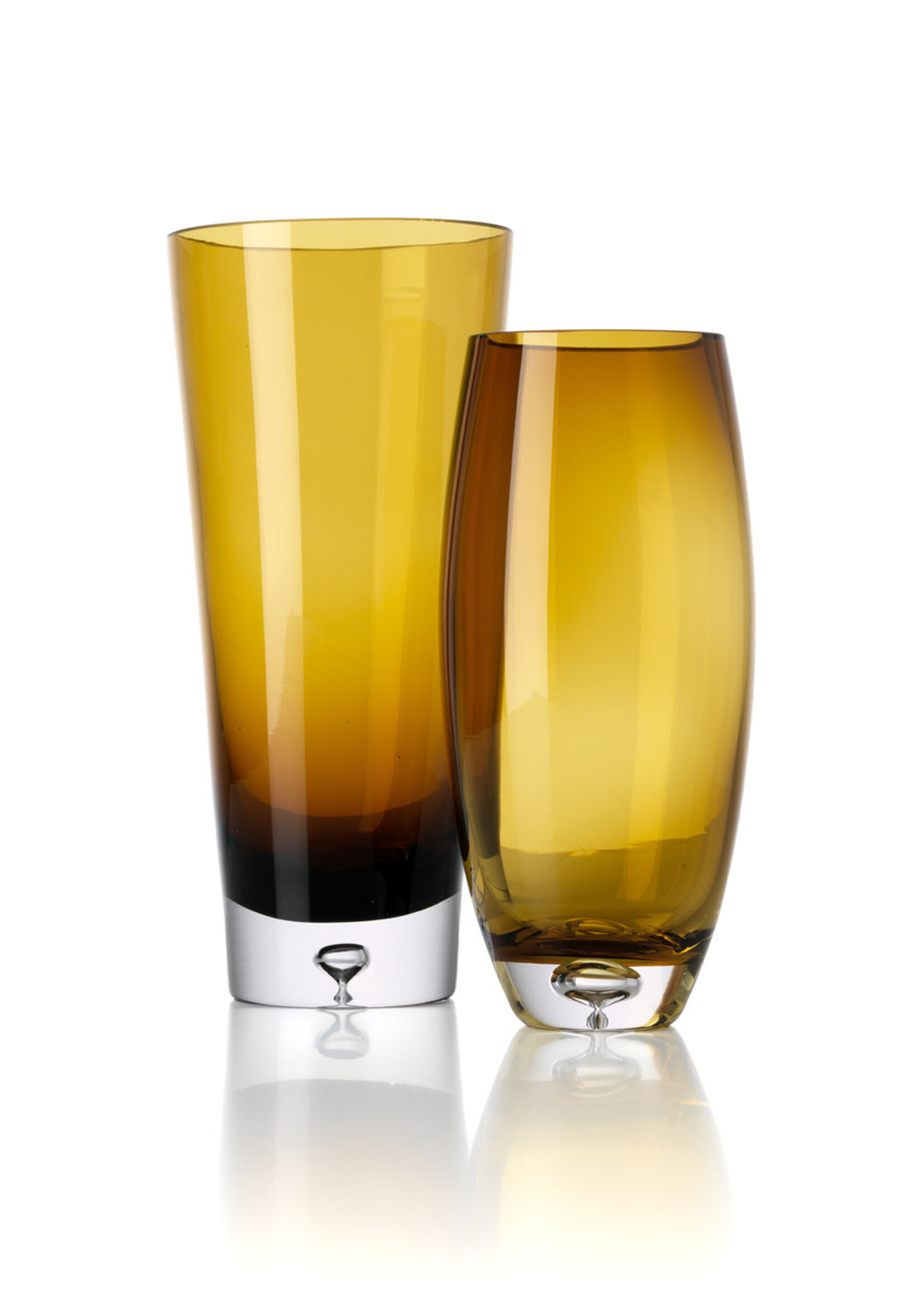Bazar Bizar Antwerp The Sunset Glow Vase - Brown Gold - L