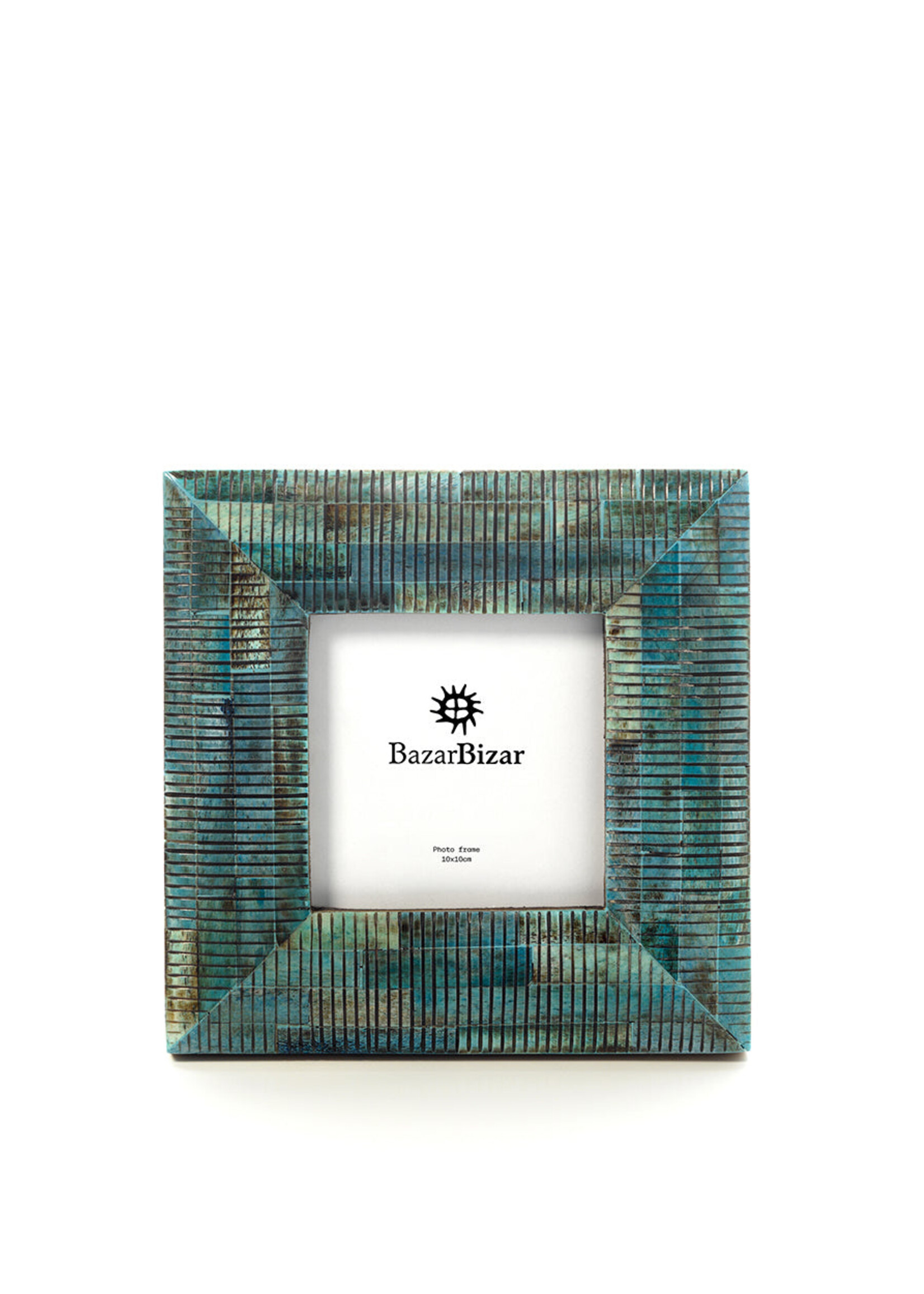 Bazar Bizar Antwerp The Ocean Ripple Frame - Turquoise - 10x10