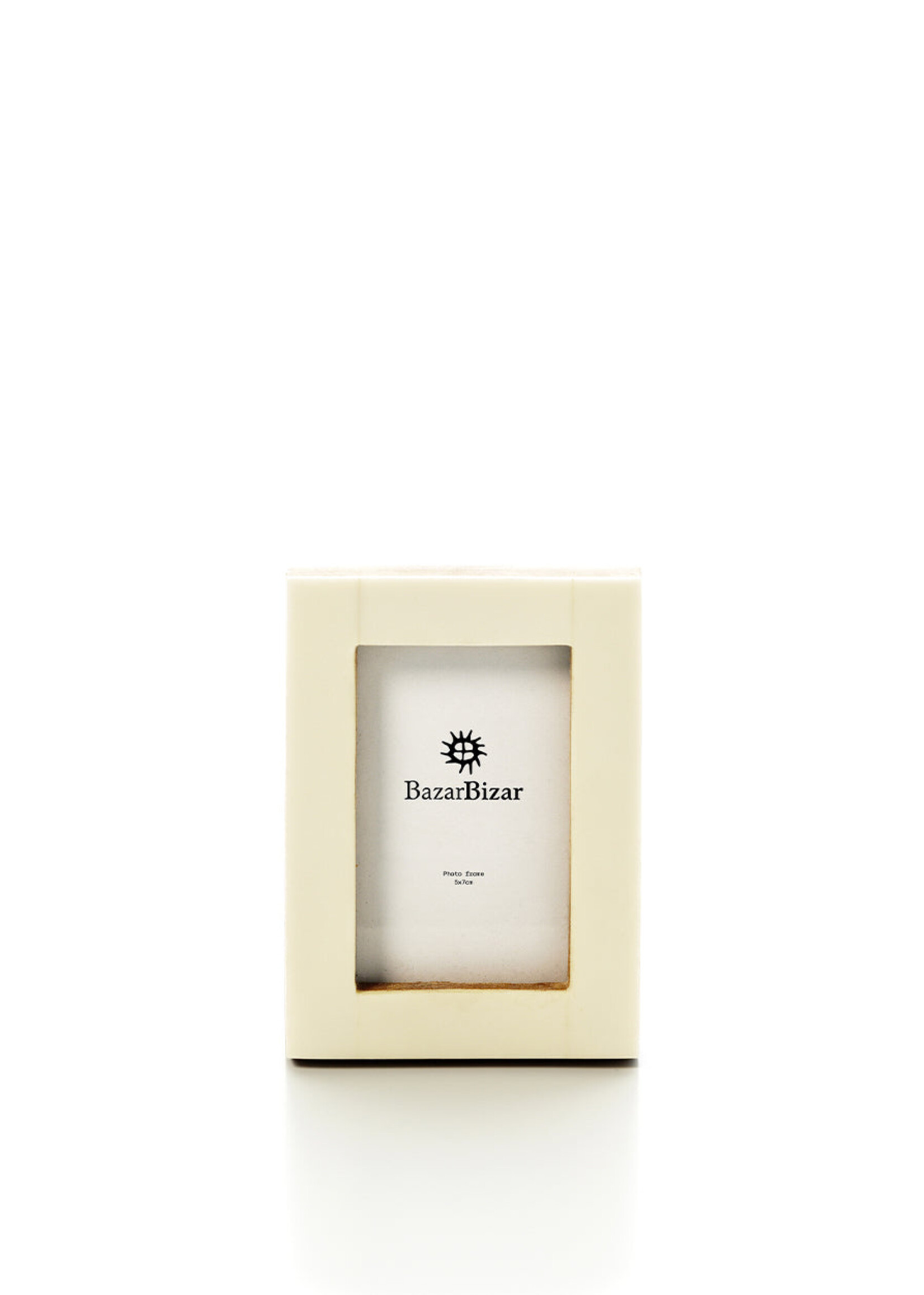 Bazar Bizar Antwerp The Bone Petite Frame - White - 5x7