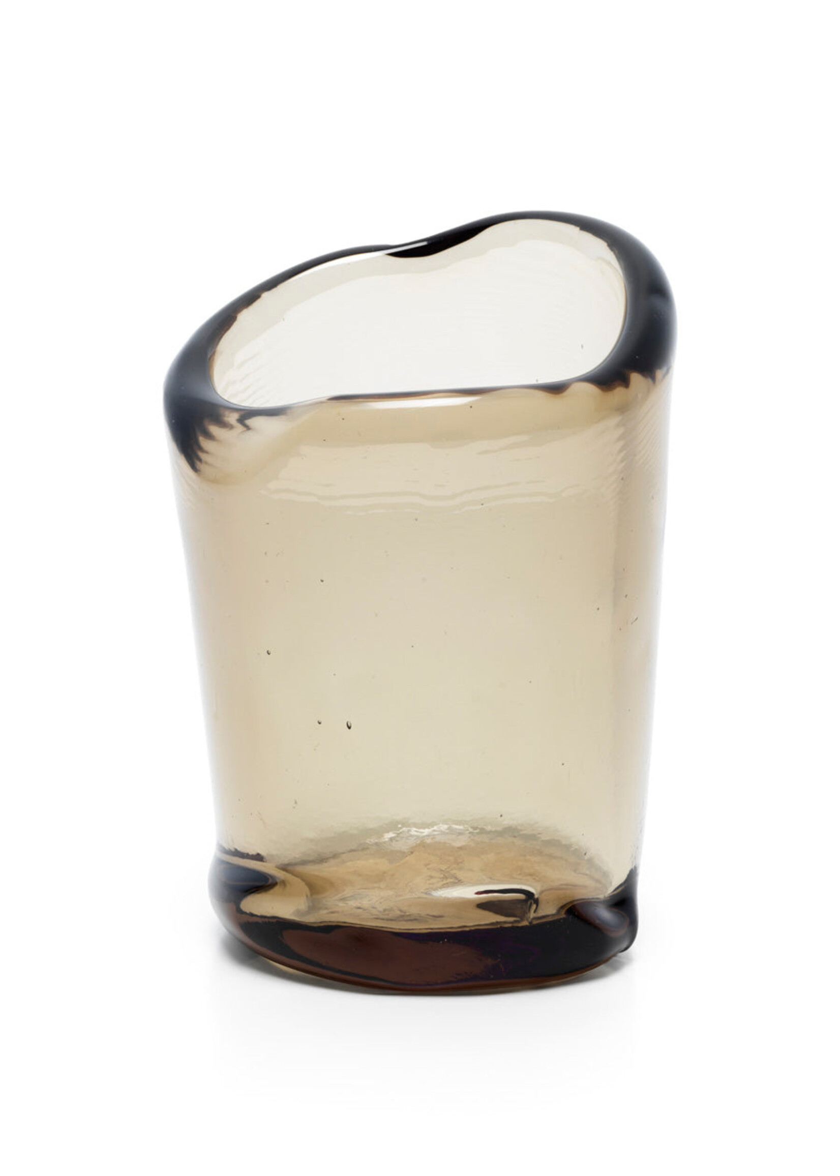 Bazar Bizar Antwerp The Nocturne Candle Holder - Charcoal - L