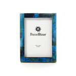 Bazar Bizar Antwerp The Azure Patchwork Frame - Turquoise - 13x18