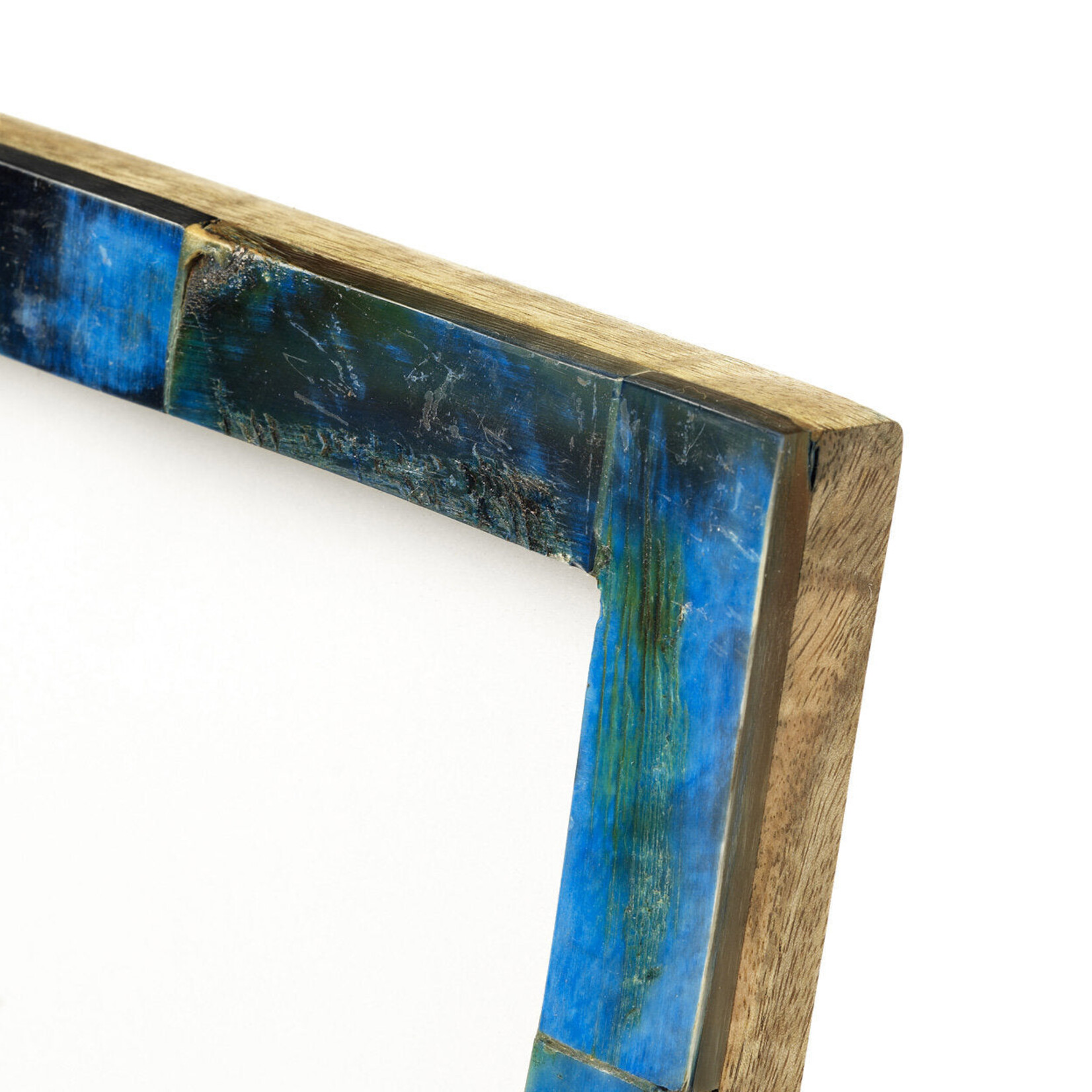 Bazar Bizar Antwerp The Azure Patchwork Frame - Turquoise - 13x18
