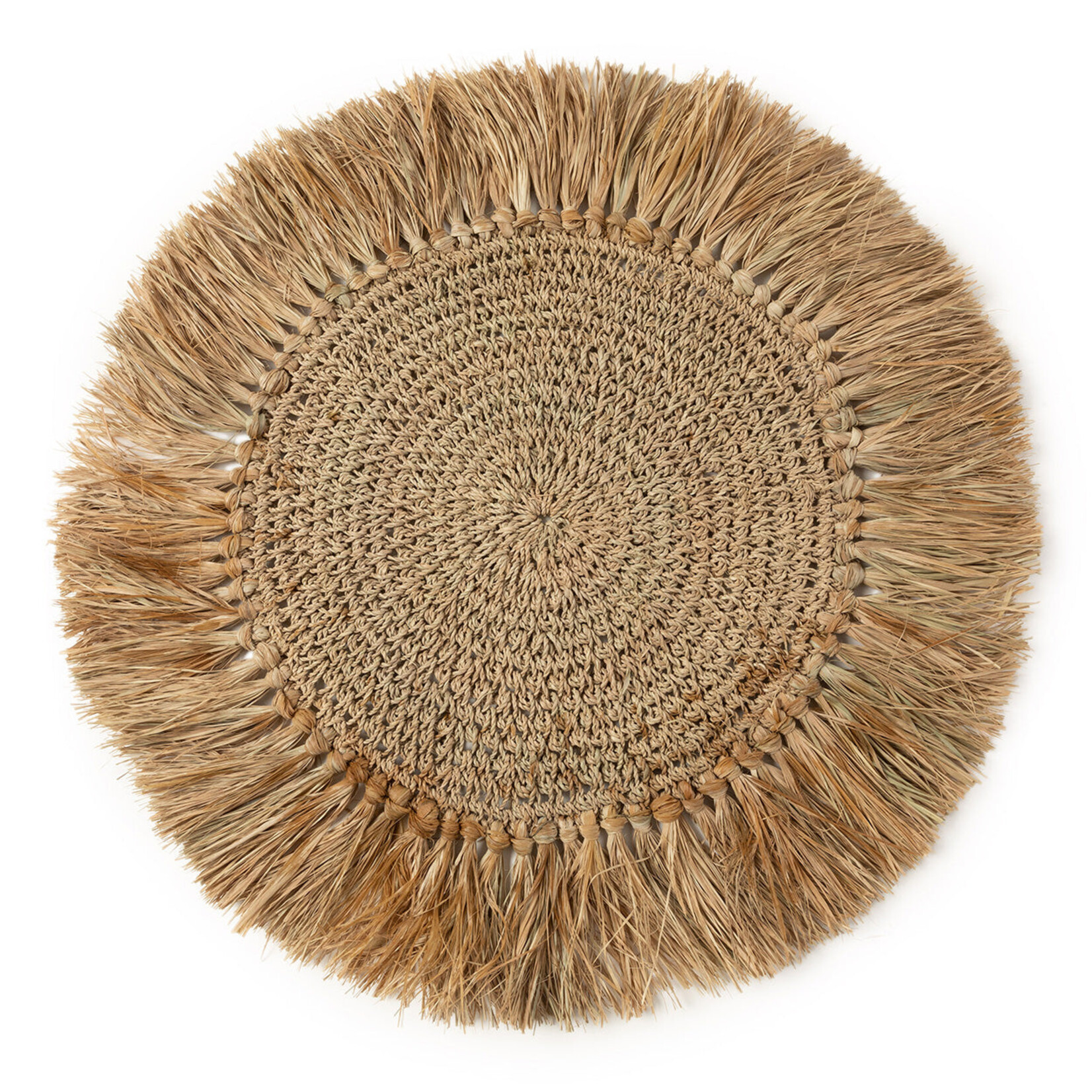 Bazar Bizar Antwerp The Crochet Raffia Placemat - Natural
