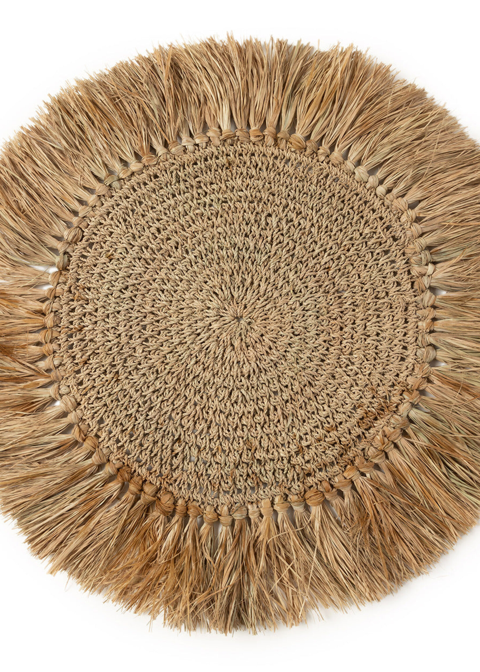 Bazar Bizar Antwerp The Crochet Raffia Placemat - Natural